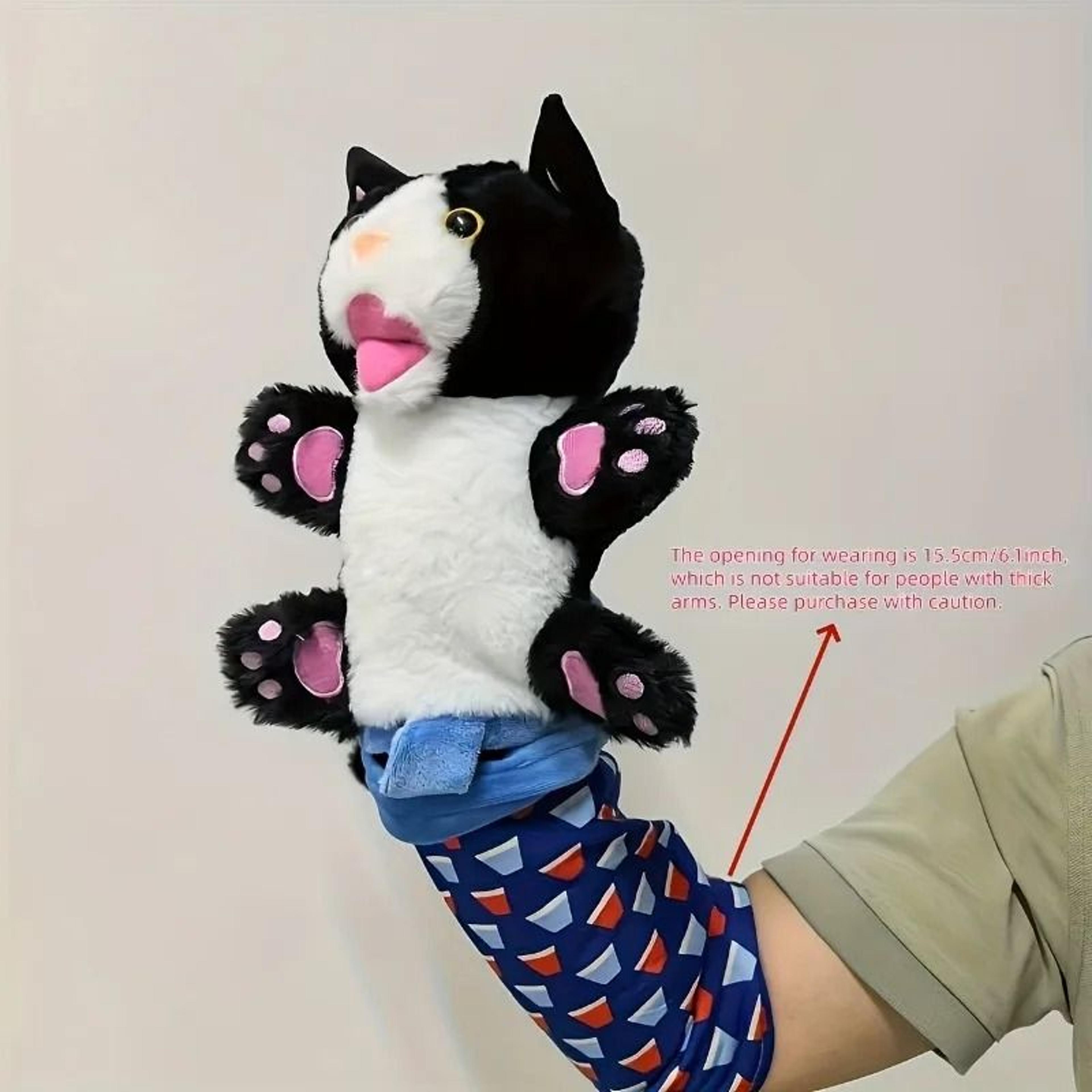 Interactive Cat Wrestling Puppet With Poseable Limbs 4