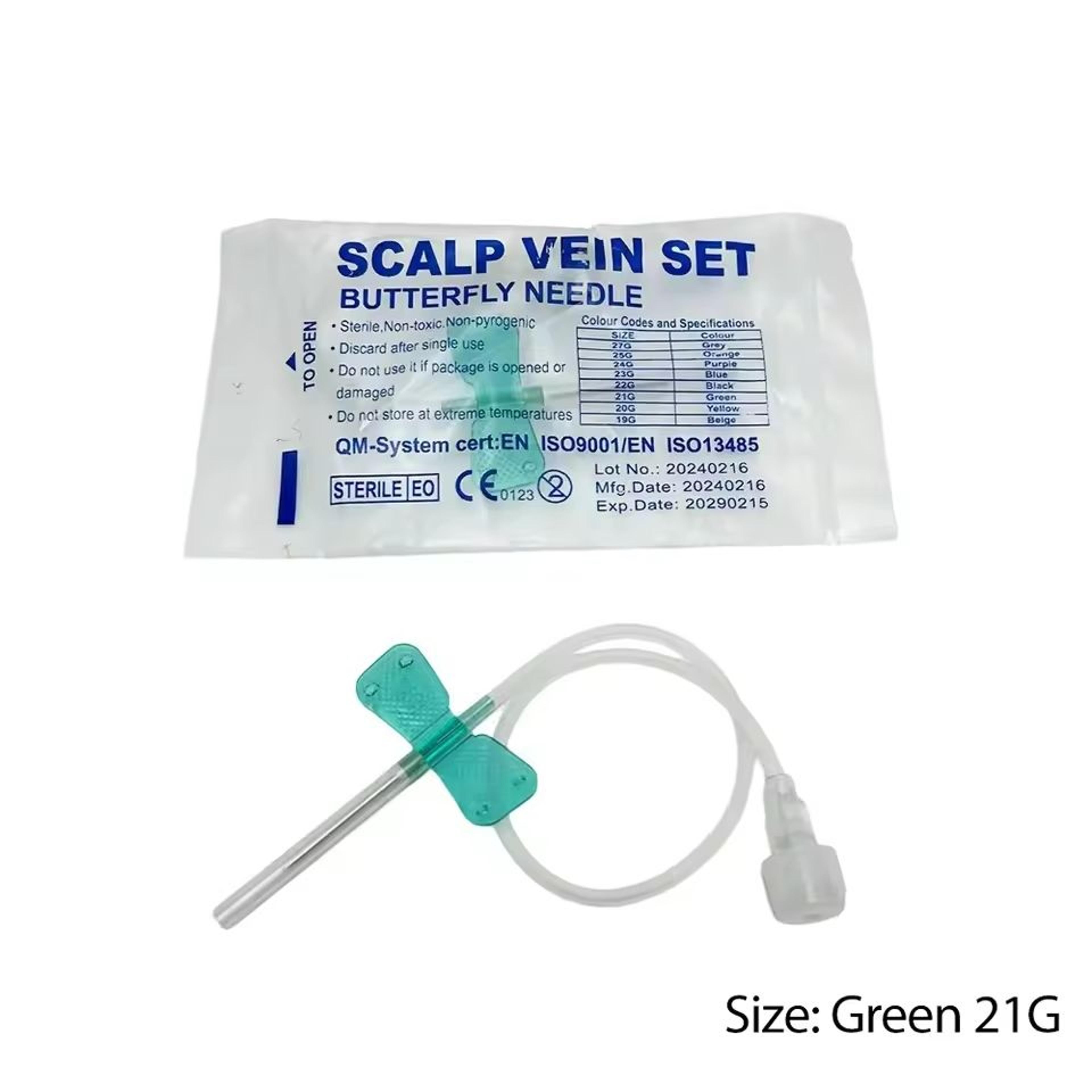 Professional Disposable Butterfly Infusion Needle 50Piece Bulk Pack 7