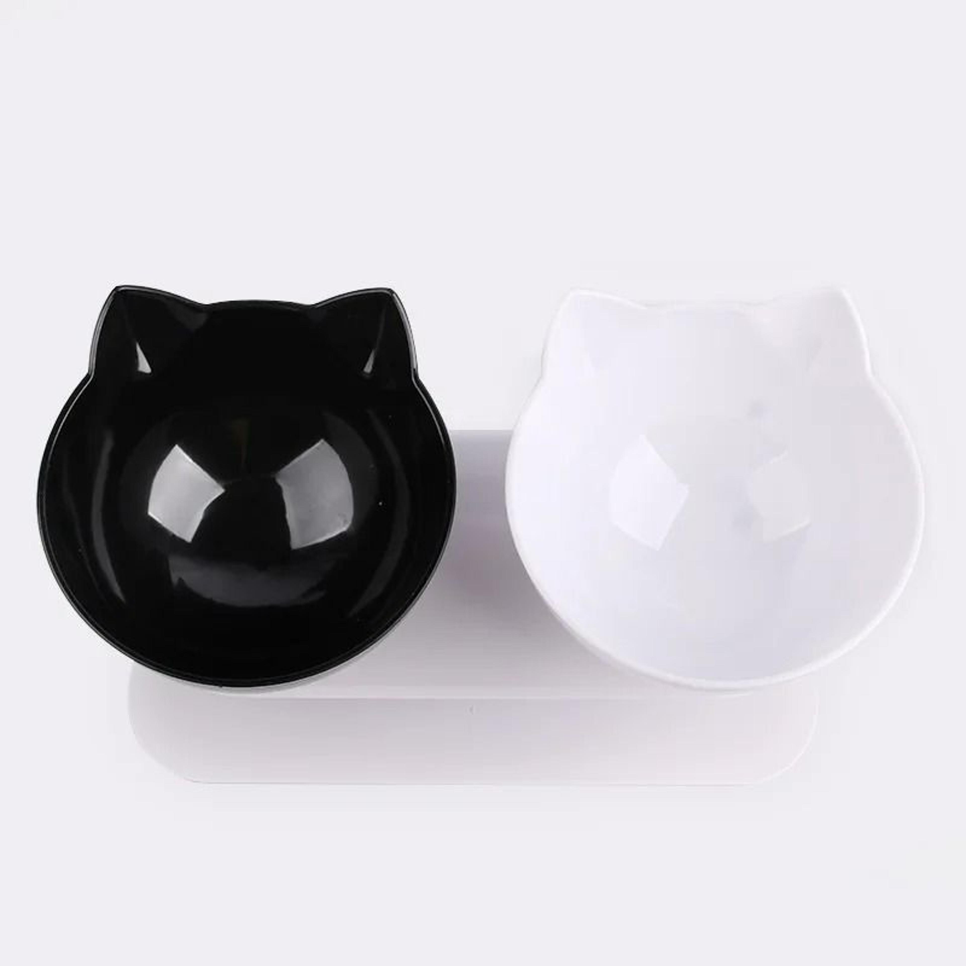 Ergonomic NonSlip Double Cat Feeding Station 6