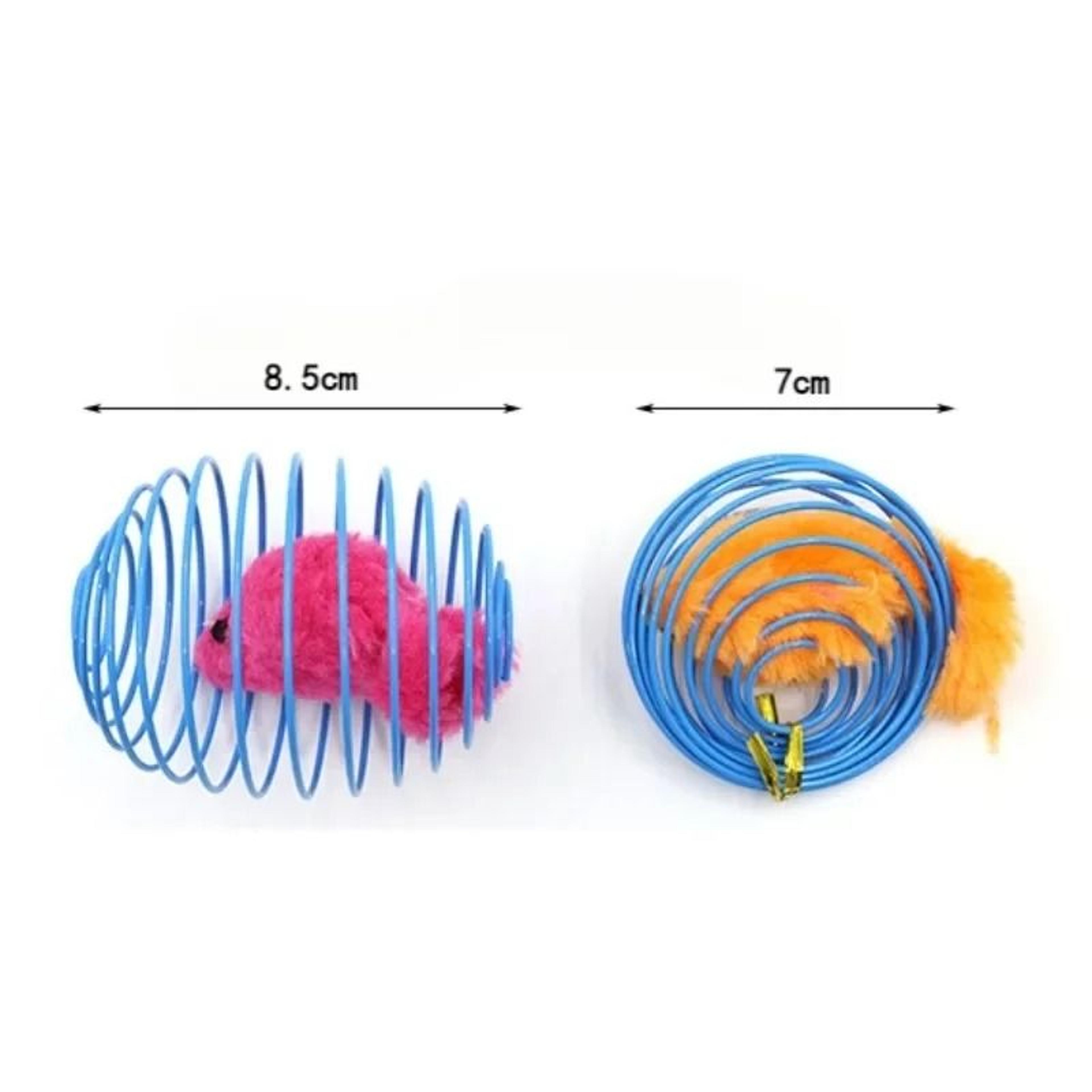 Interactive Caged Rat  Rolling Spring Toy Ball 3