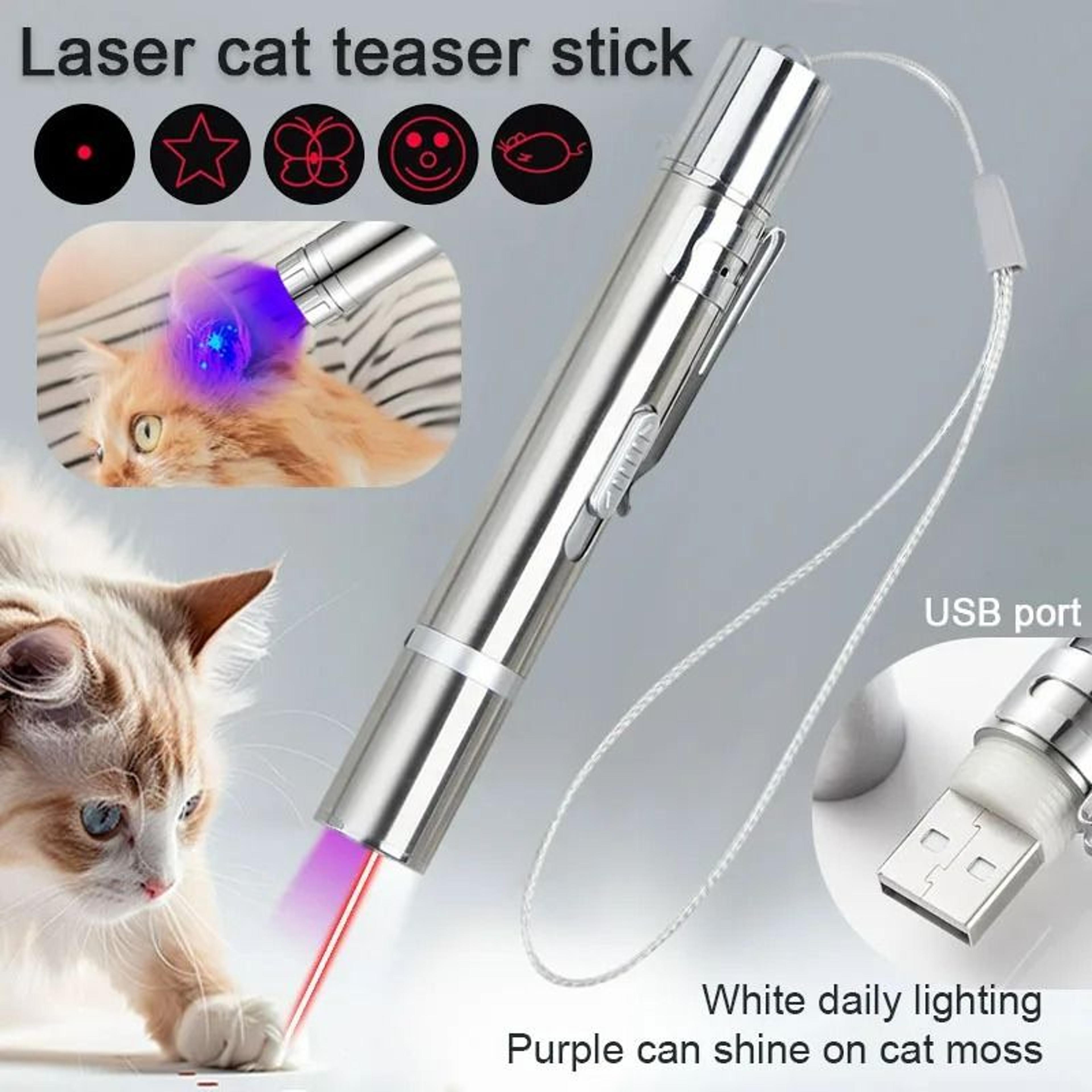 3in1 Multifunctional Laser Pointer  Interactive Cat Toy 0