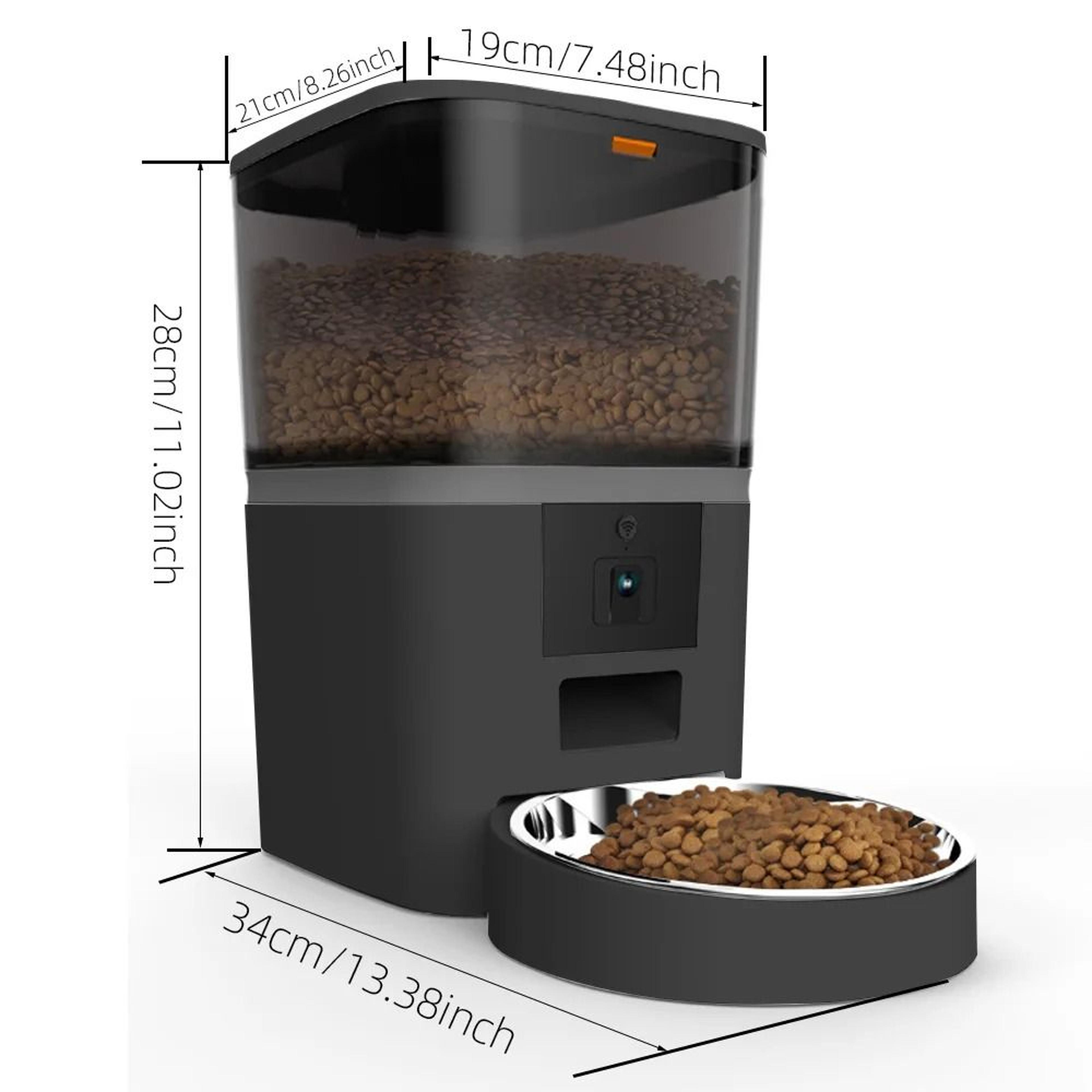4L Smart Automatic Pet Feeder With HD Camera  Voice Recorder 4