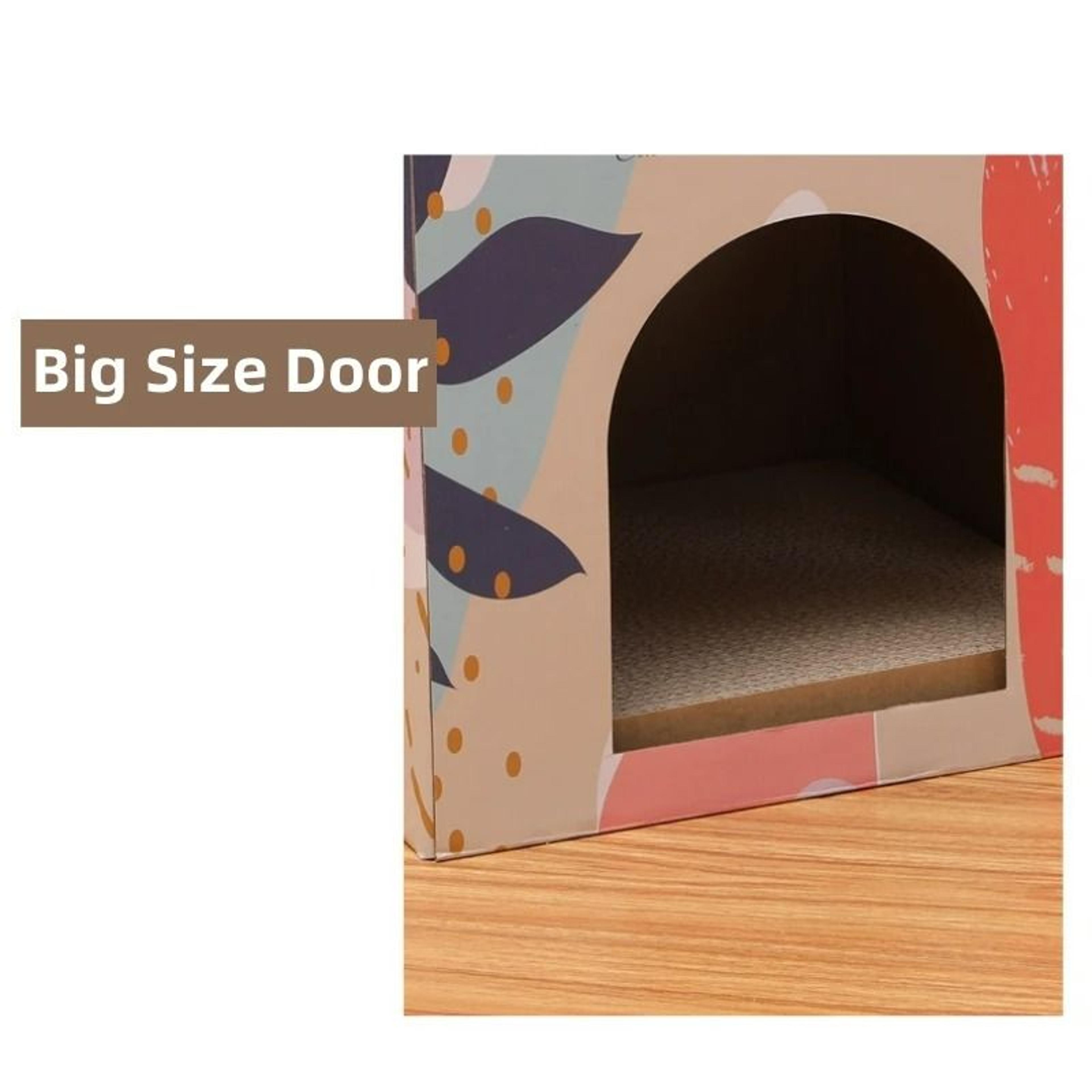 DualLevel Corrugated Cat Condo  Scratching Station 6