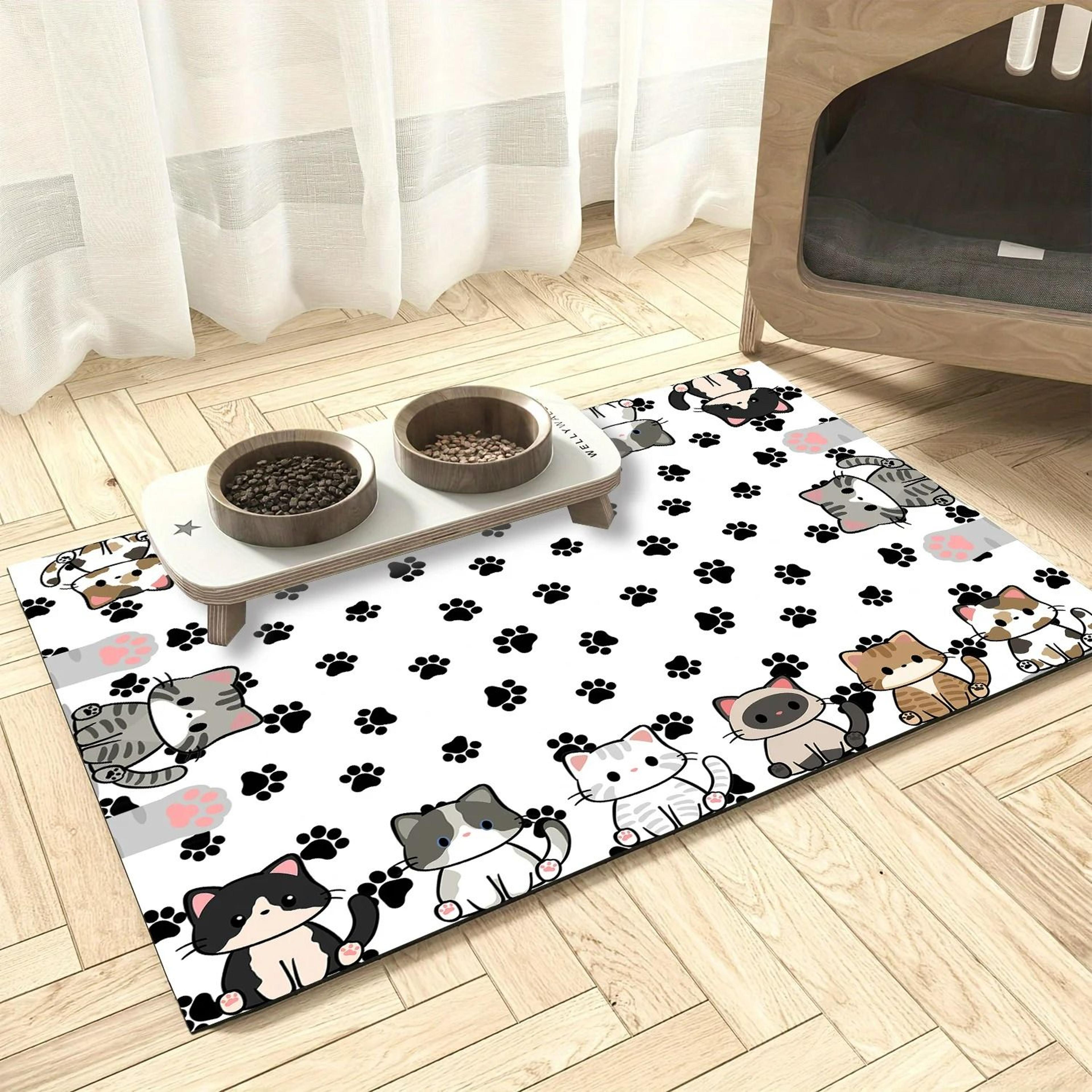 cartoon quick-dry diatomaceous earth pet mat