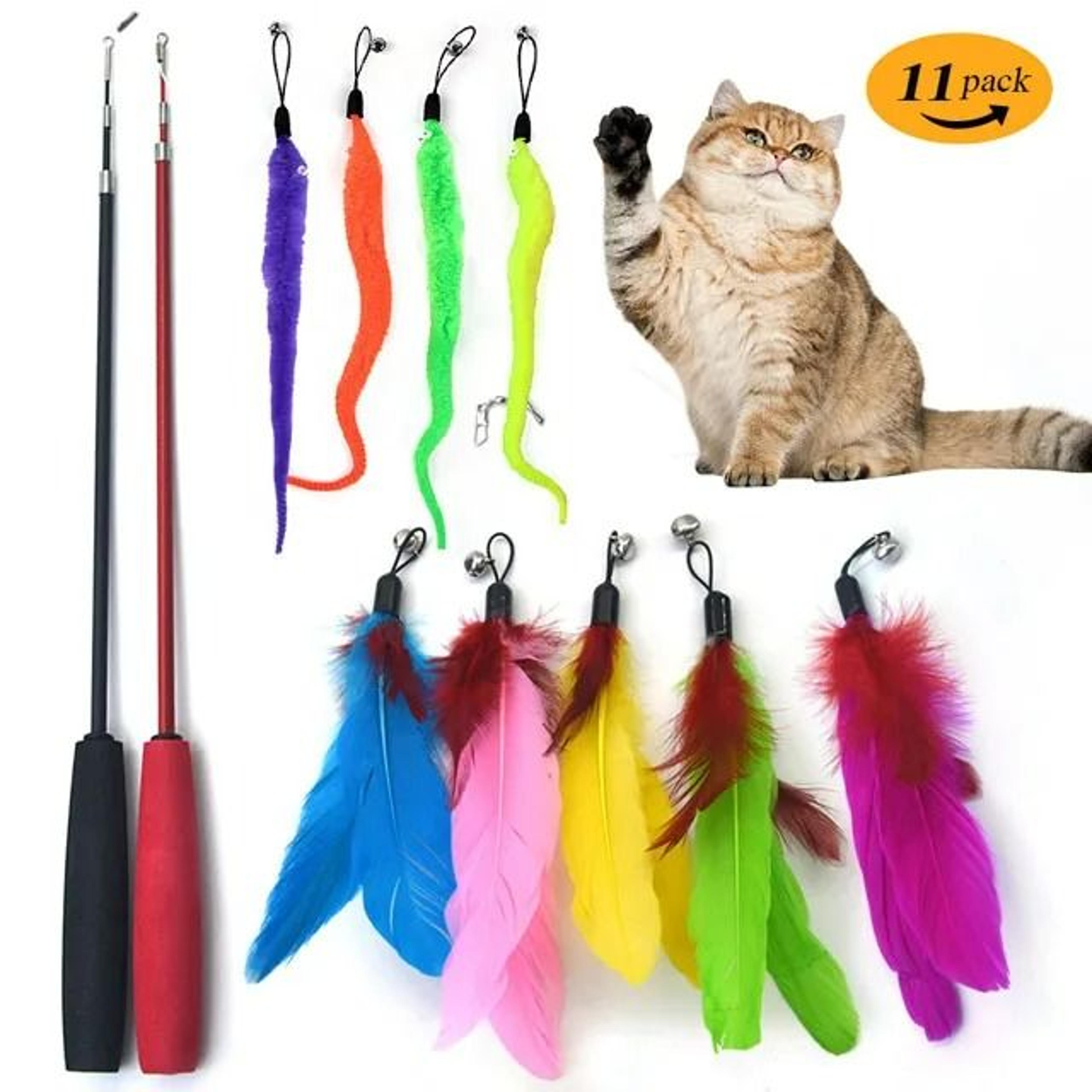 11Piece Professional Interactive Fishing Rod Teaser Set 6