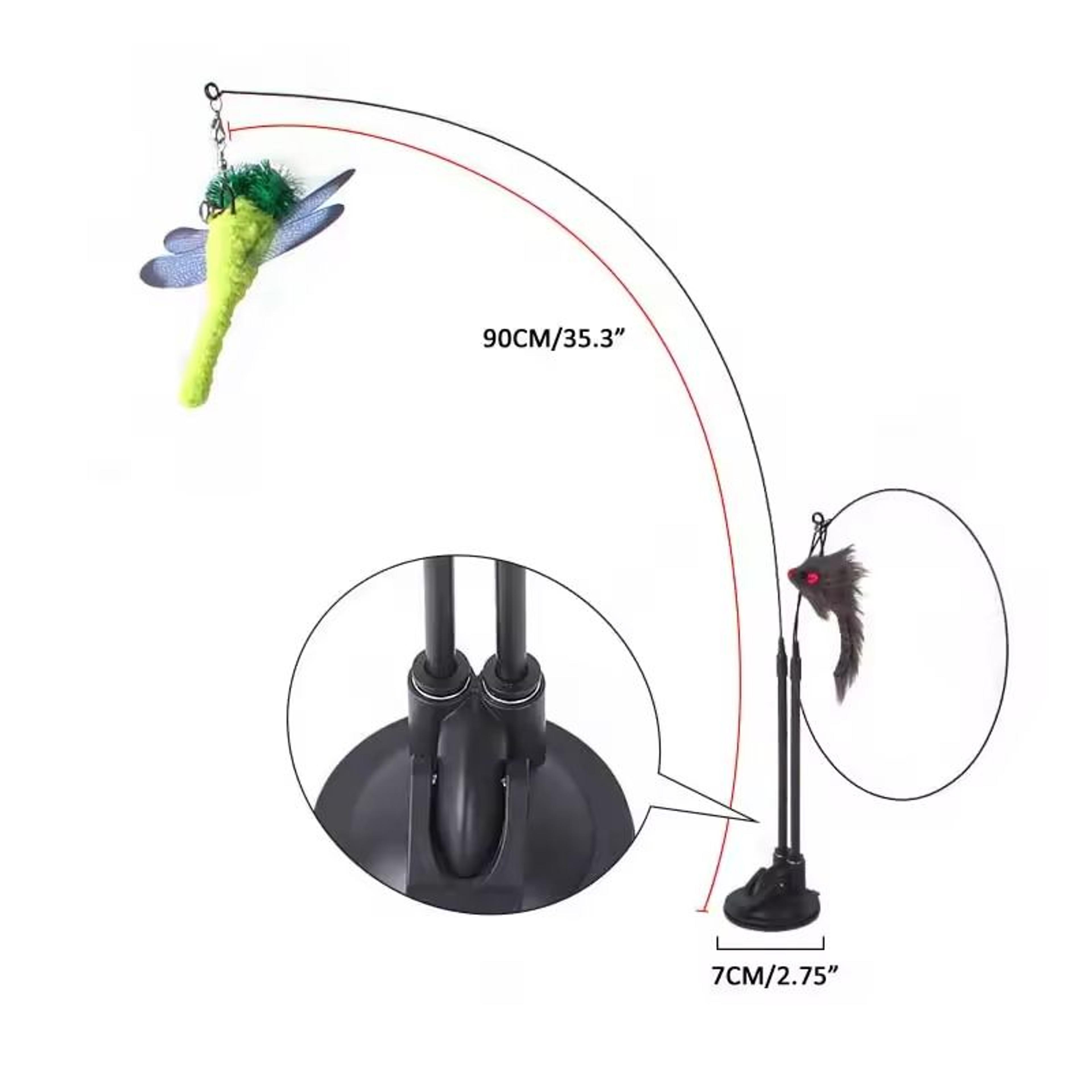 DualMode HandsFree  Handheld Cat Teaser Station 1