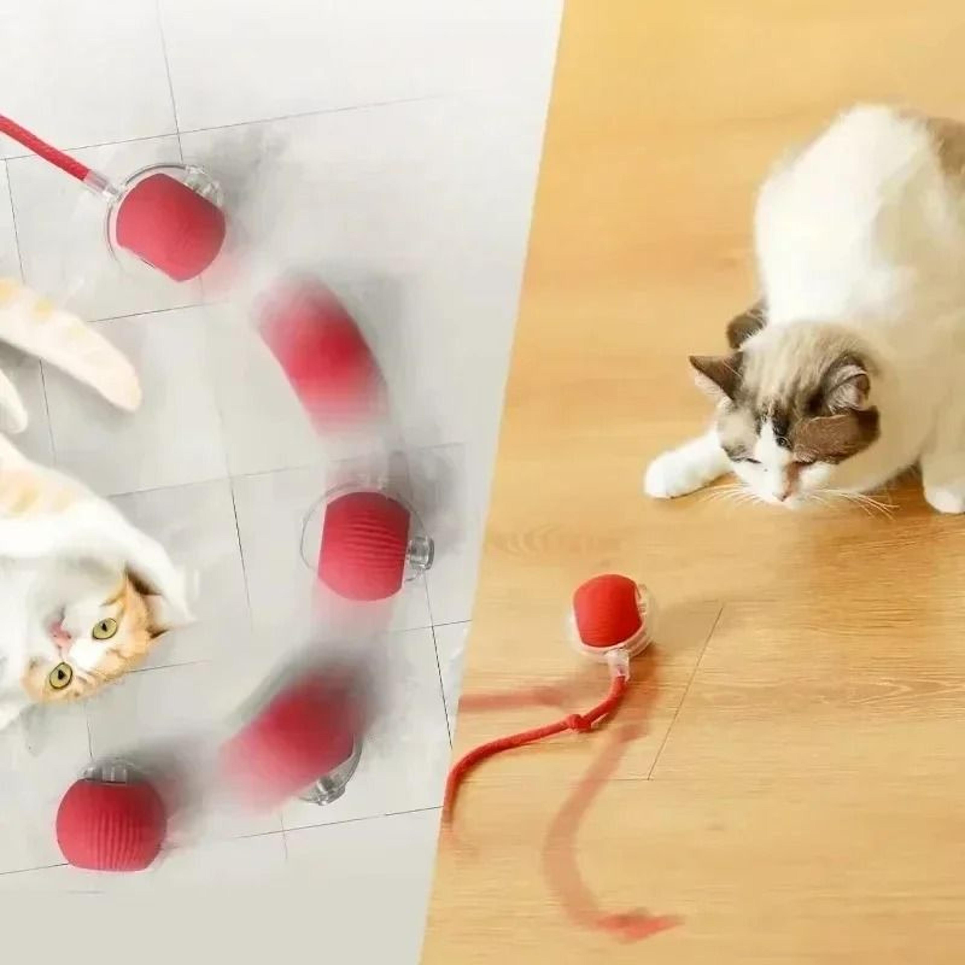 Smart Interactive Rolling Mouse Ball With Sensory Tail For Indoor Cats 2