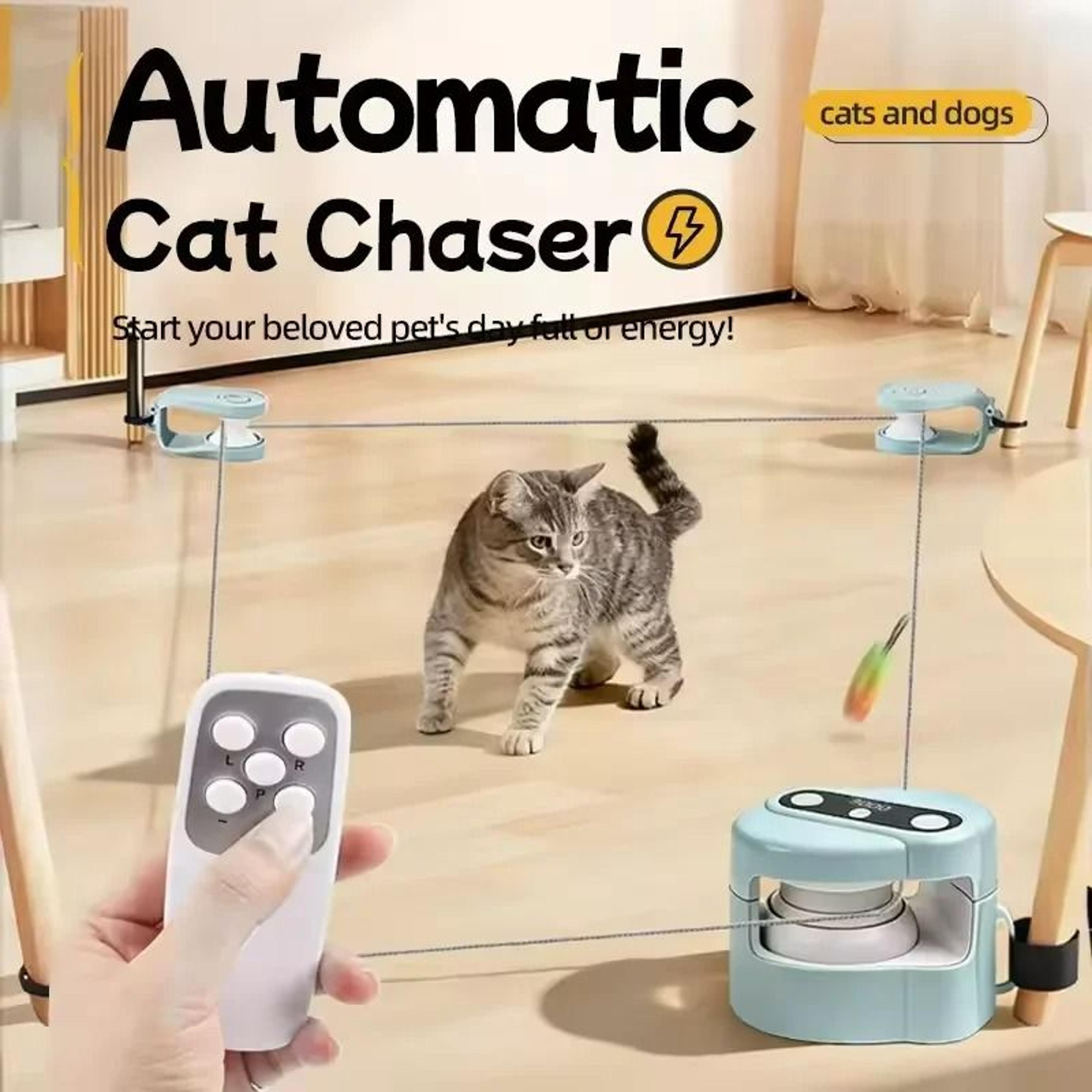 RemoteControlled Smart Cat Chaser With Bird Sounds  DIY Trajectory 0