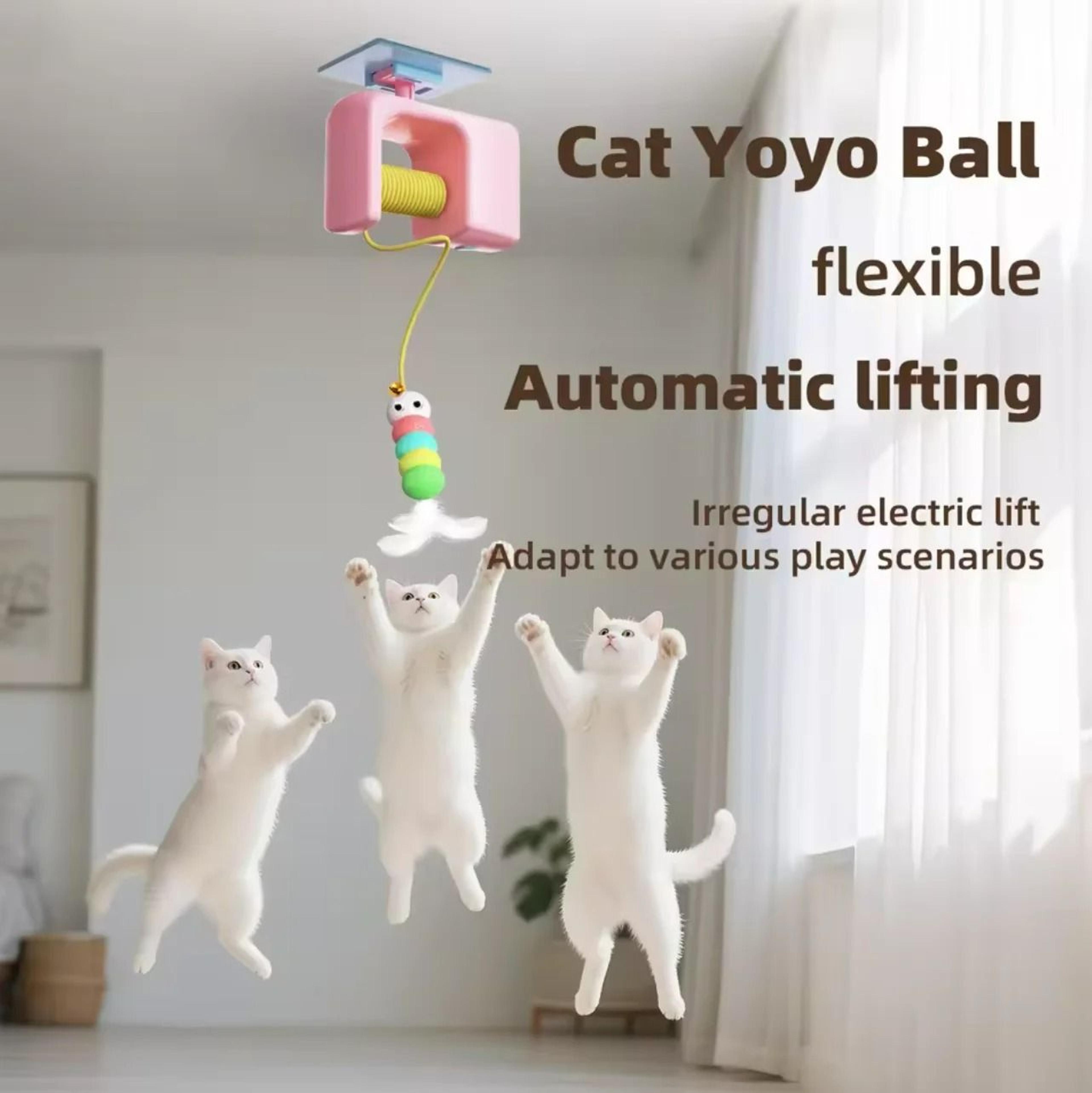 Hanging Automatic Flying Bird Cat Toy With Interactive Elastic Flight 1