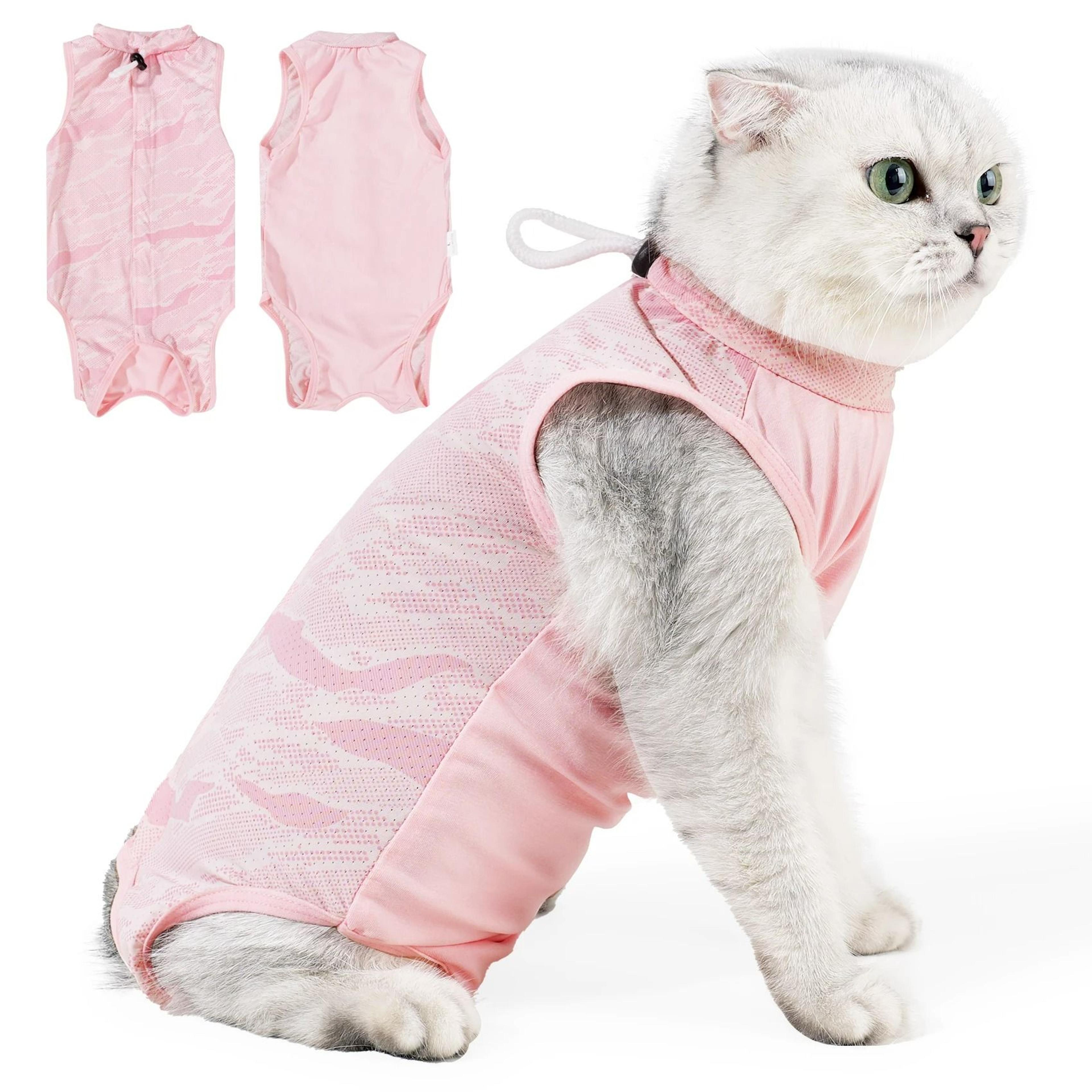 Female Cat Recovery Suit  Breathable Spay Onesie 8
