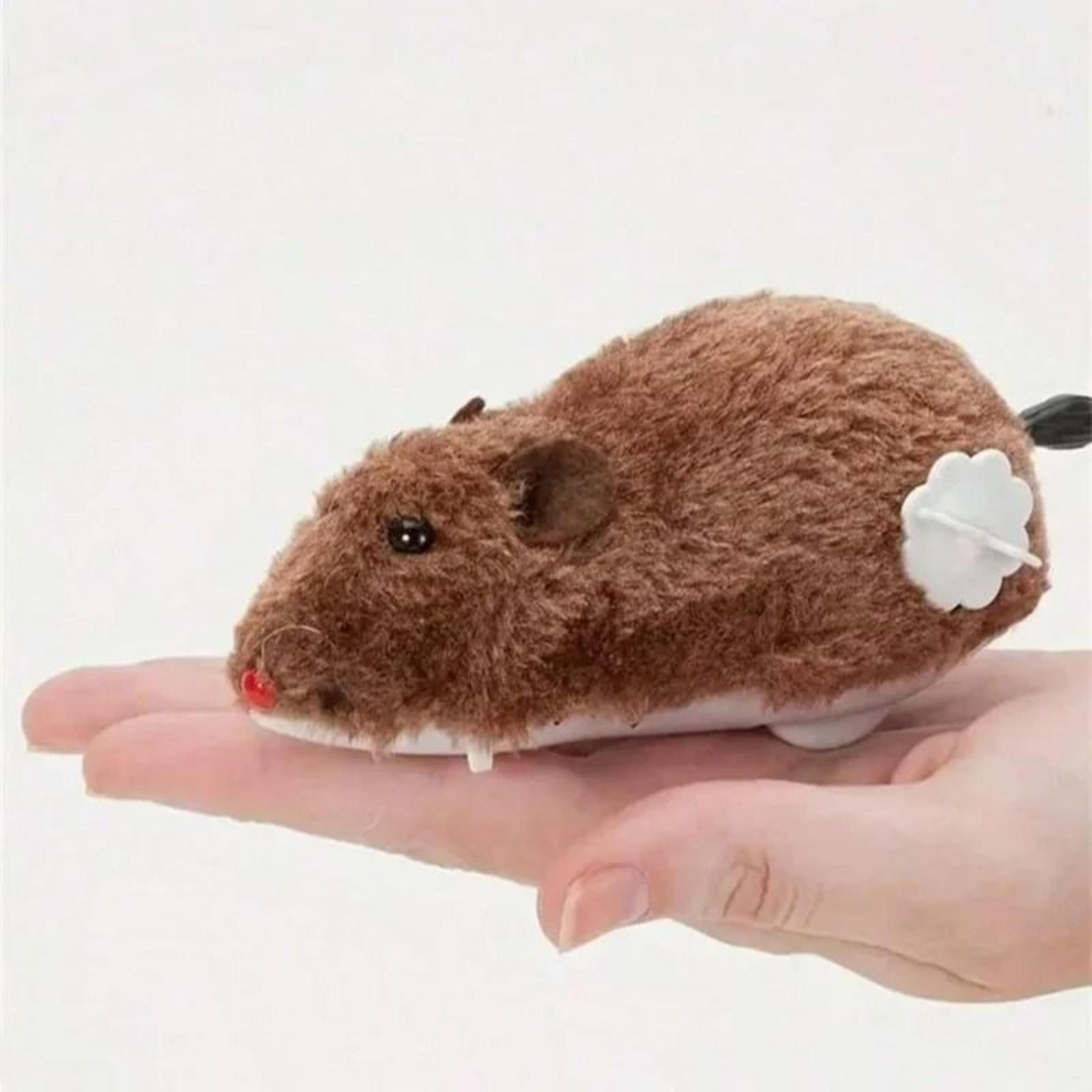 4Pack Mechanical WindUp Plush Mouse Toys 4