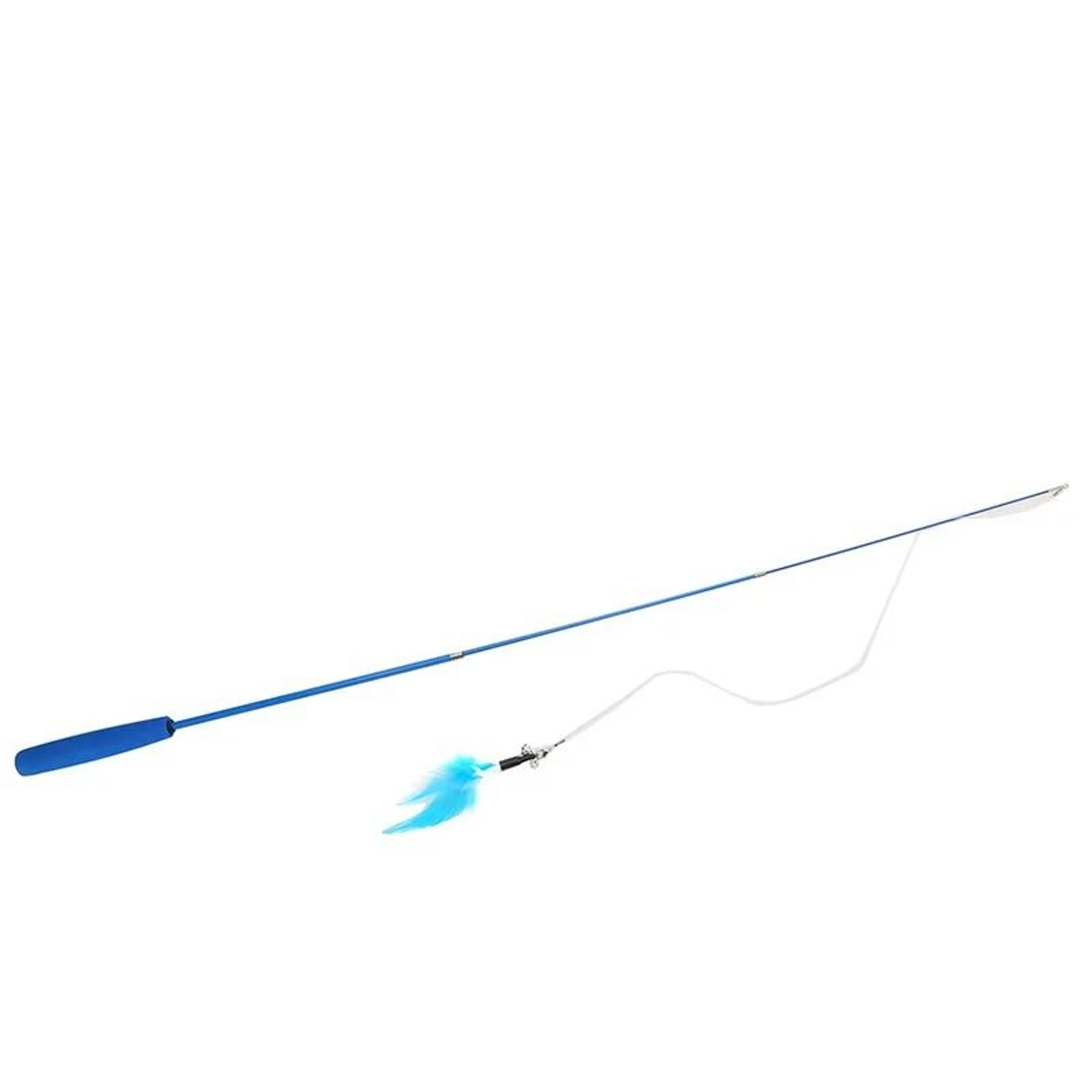 3Section Telescopic Feather Wand With Interchangeable Heads 7