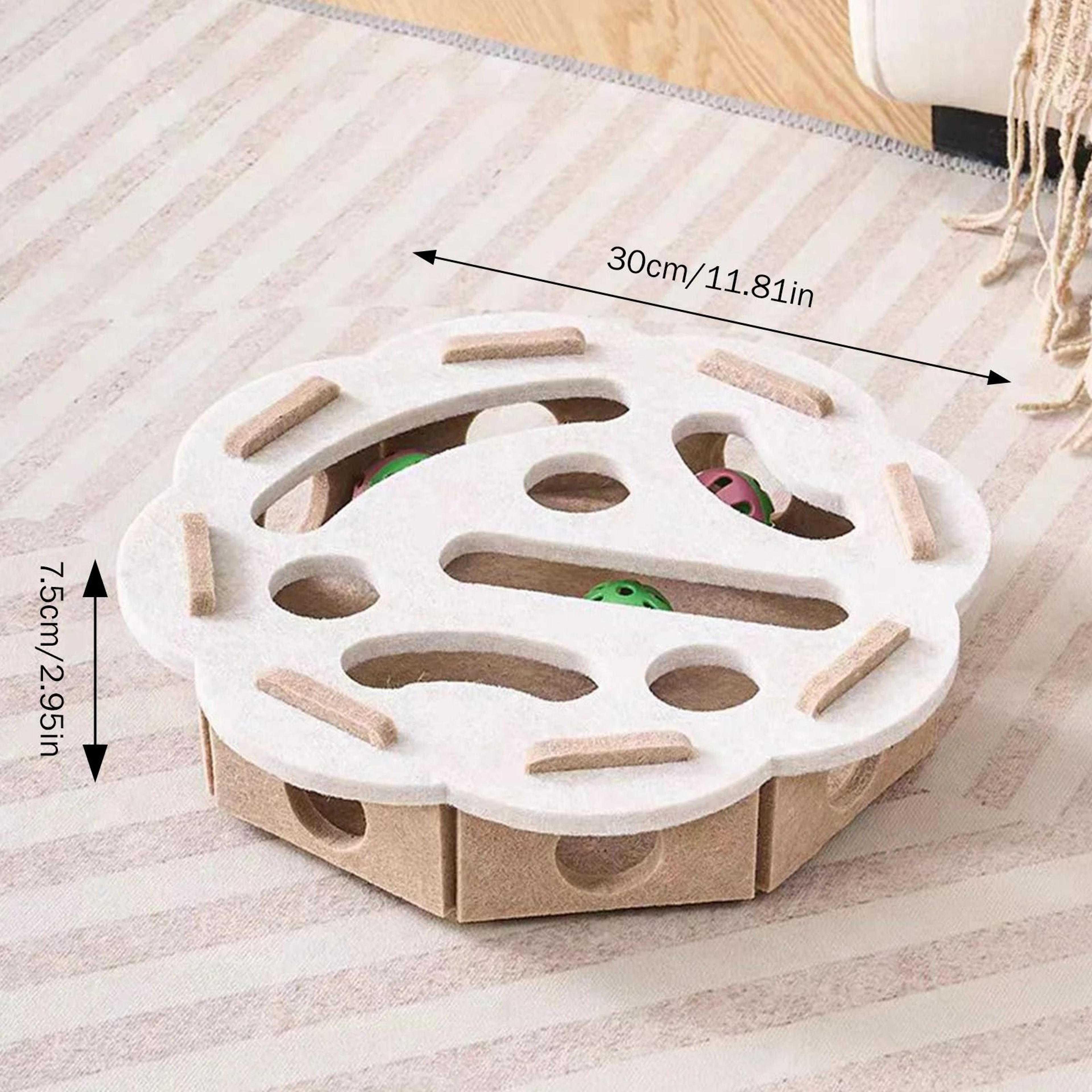 Interactive Felt Puzzle Box Cat Exercise Toy 10