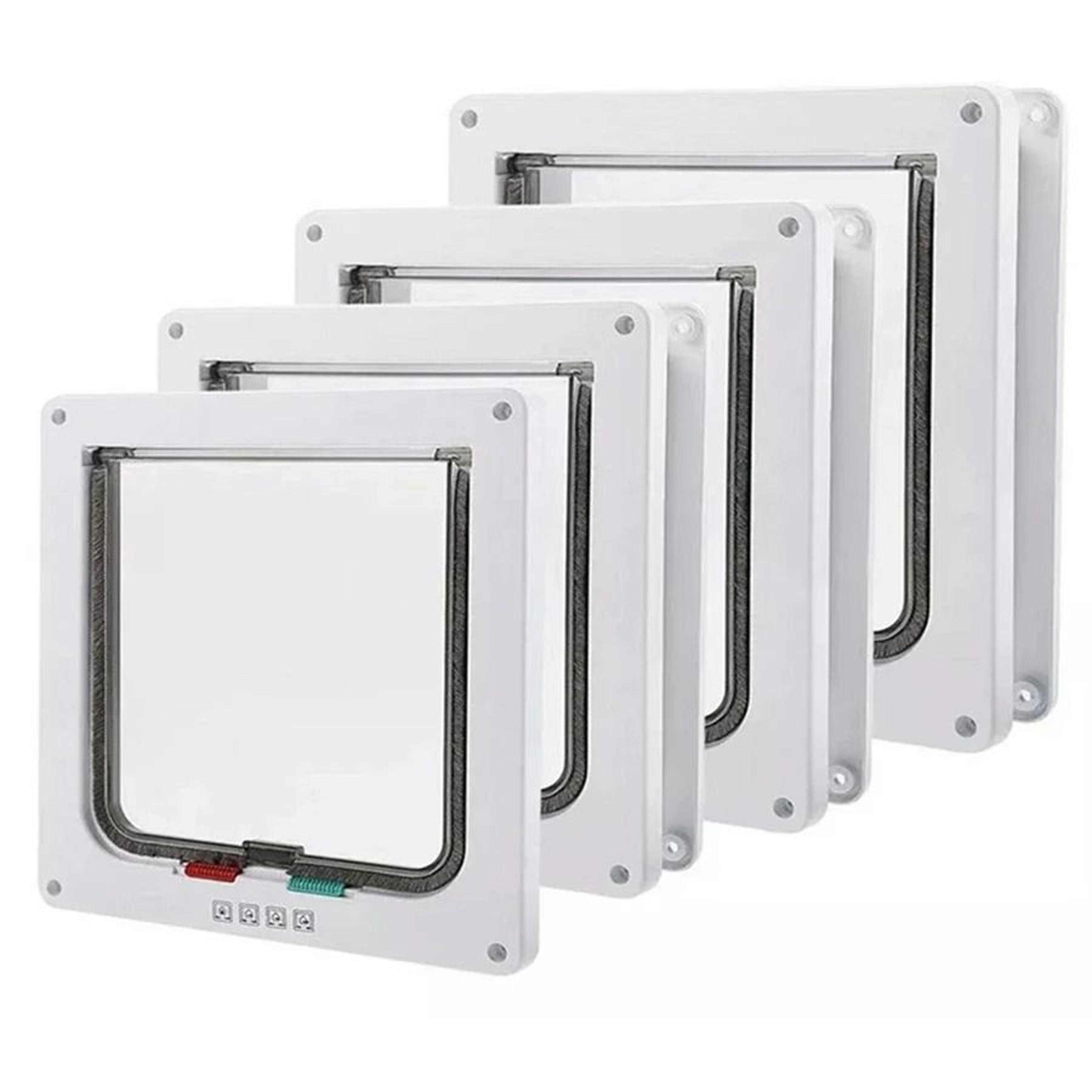 Weatherproof 4Way Locking Pet Door 2