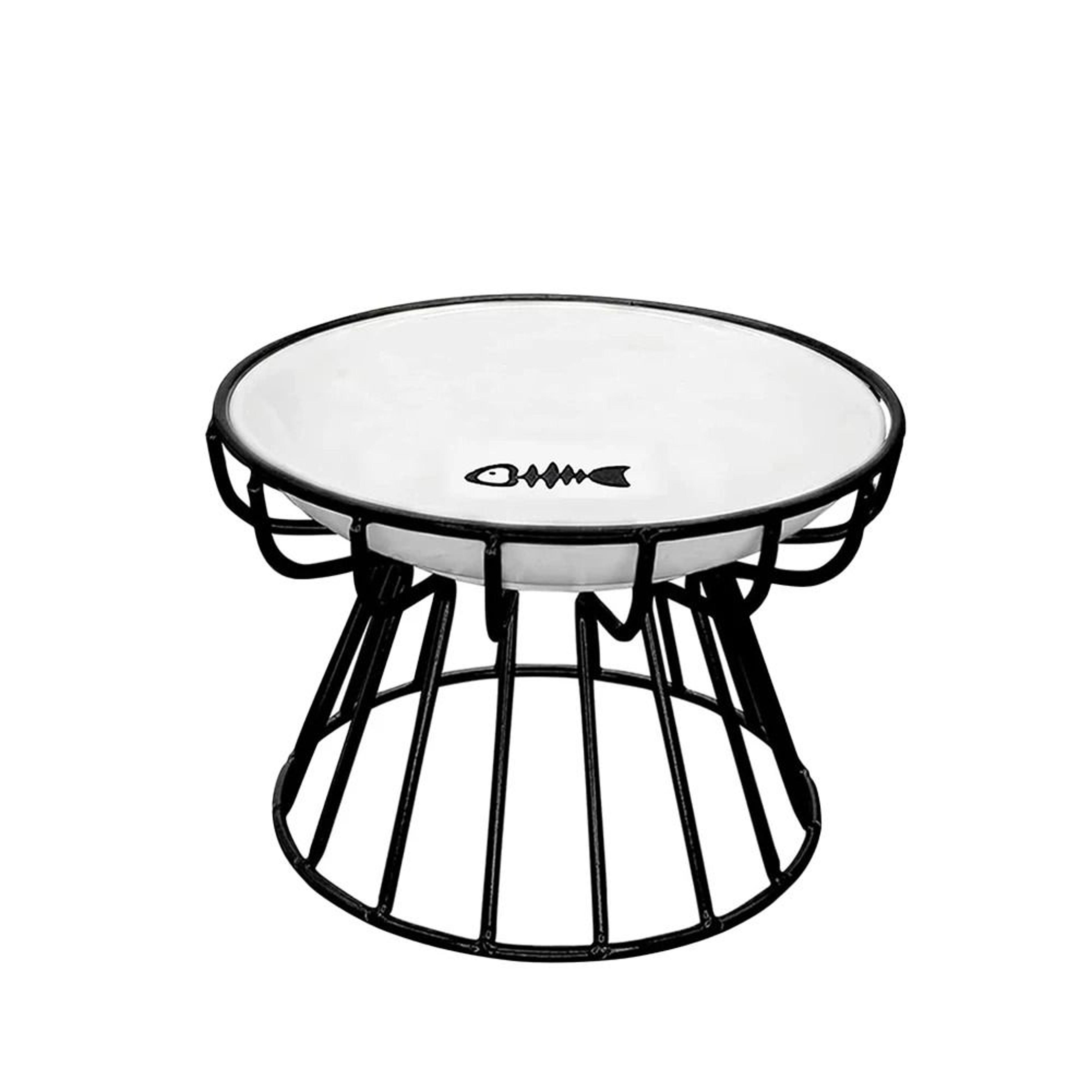 Orthopedic Elevated Ceramic Pet Dining Set 6