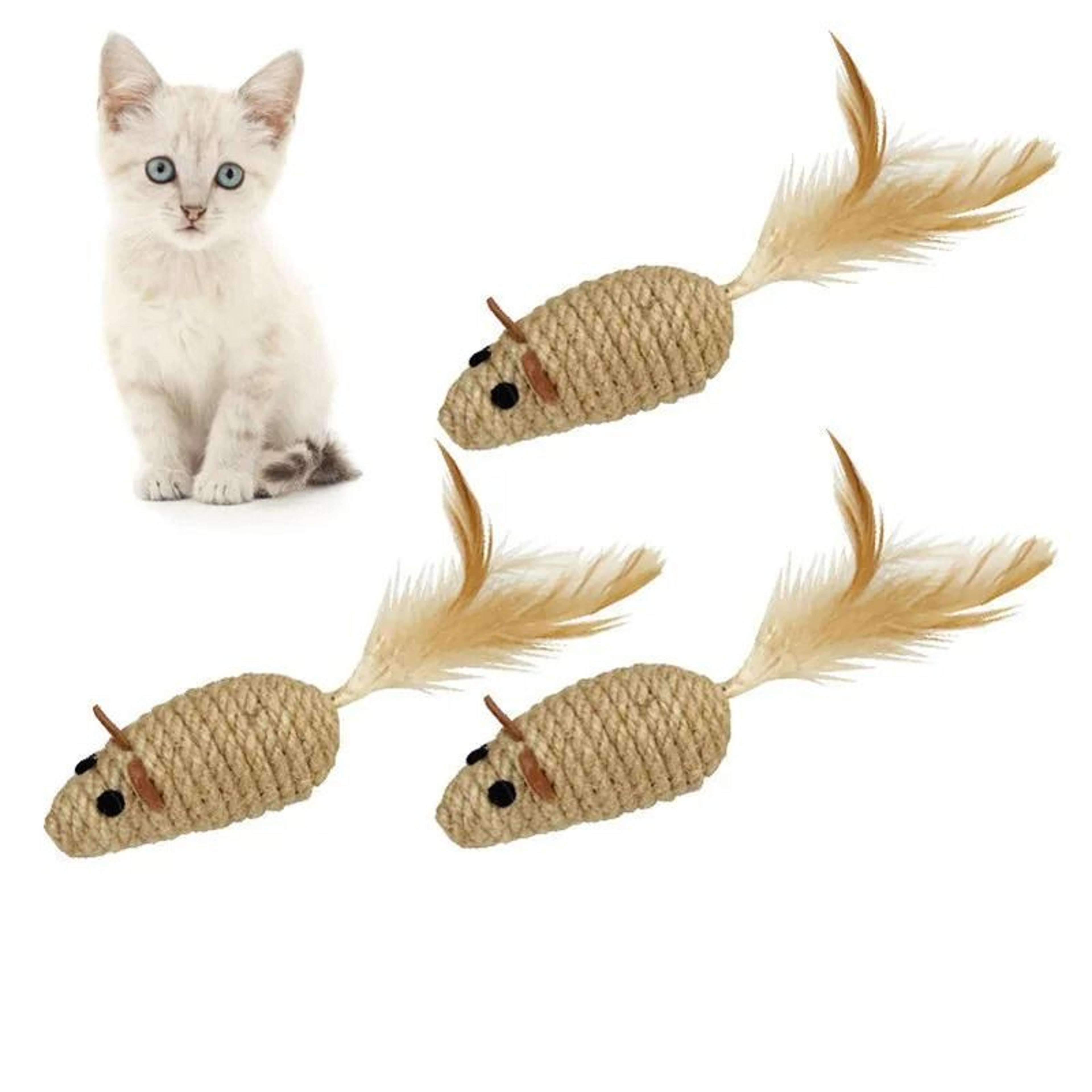 HeavyDuty Sisal  Plush Simulation Mouse 6