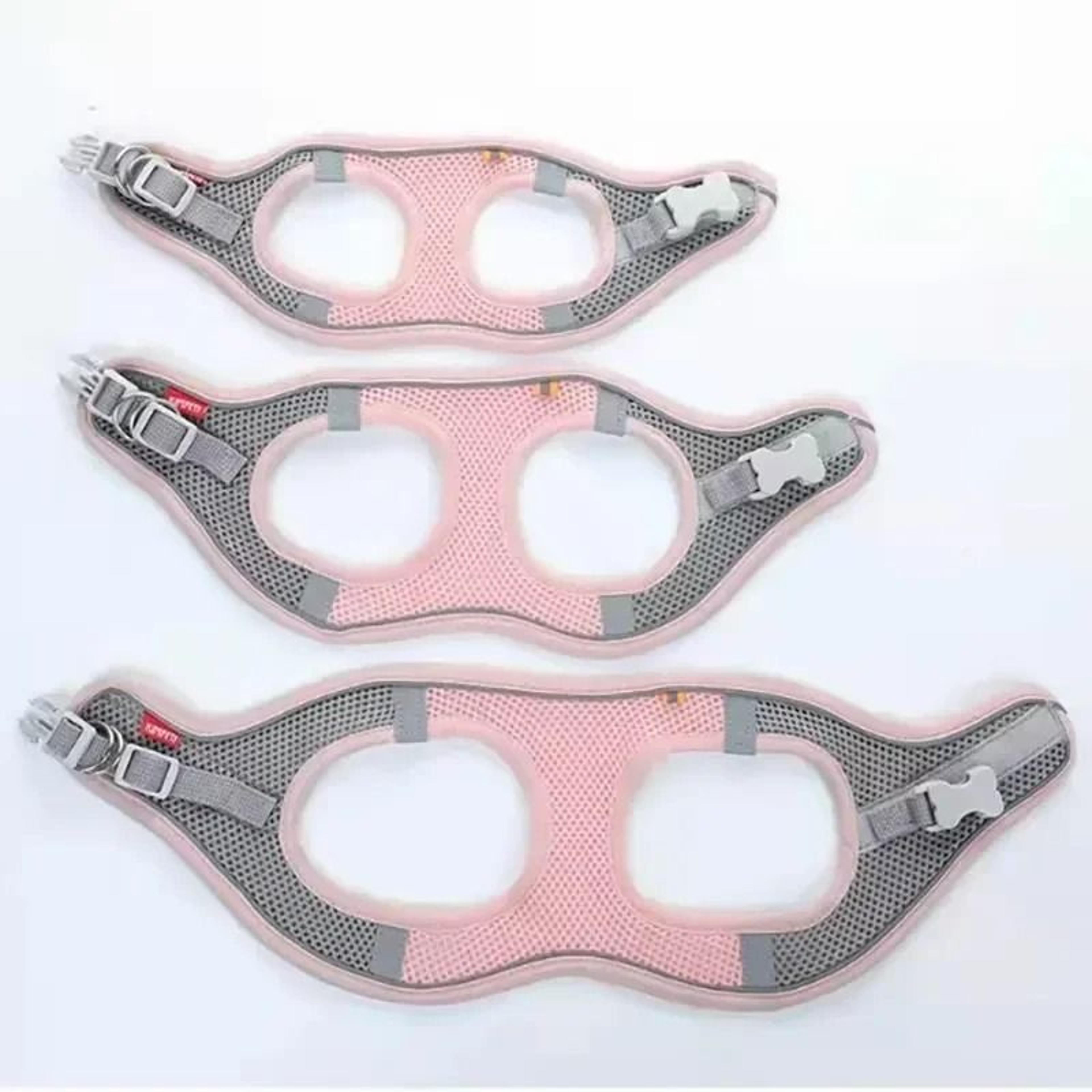Breathable AirMesh Reflective Harness  Leash Set 4