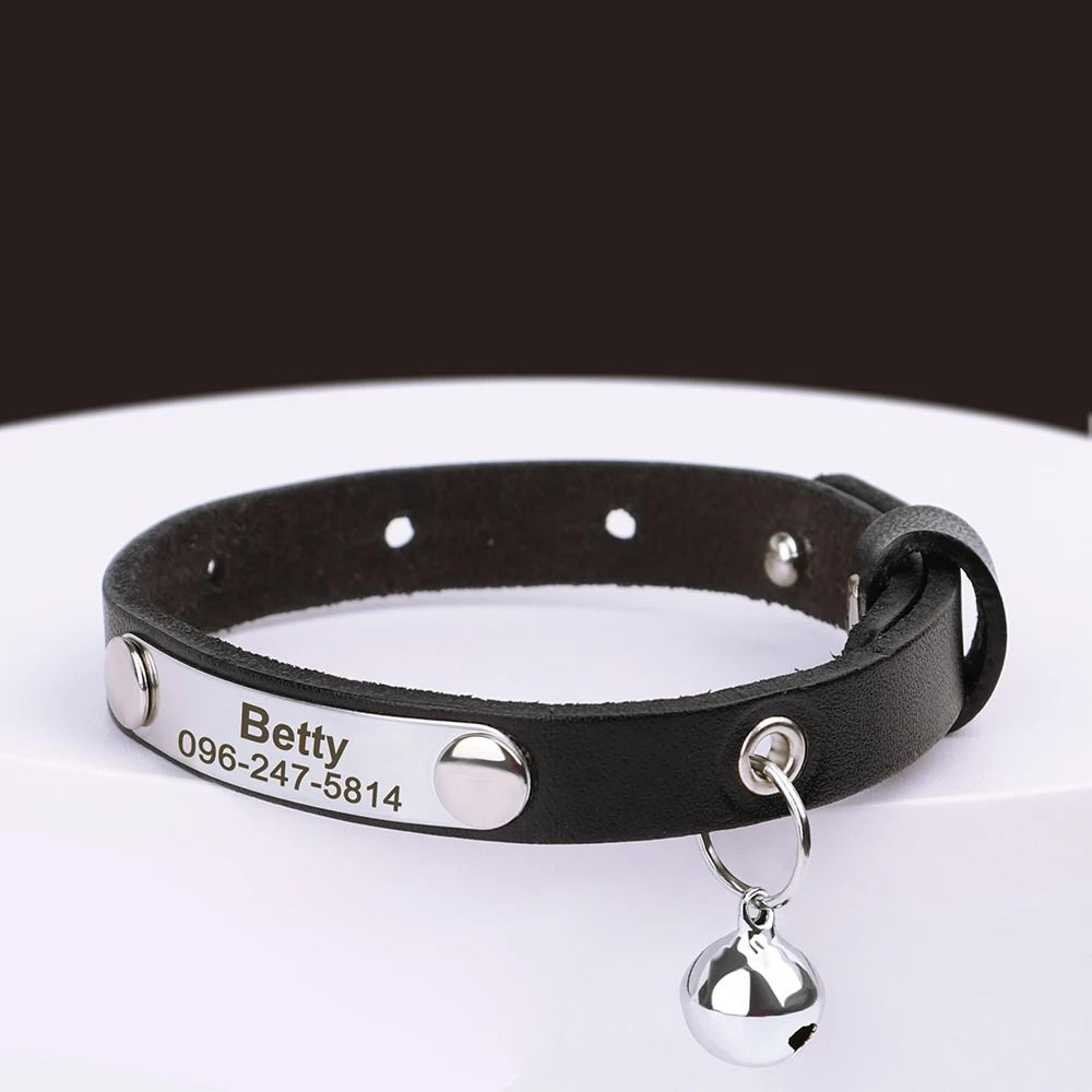 HeirloomFit Personalized Leather Cat Collar 11