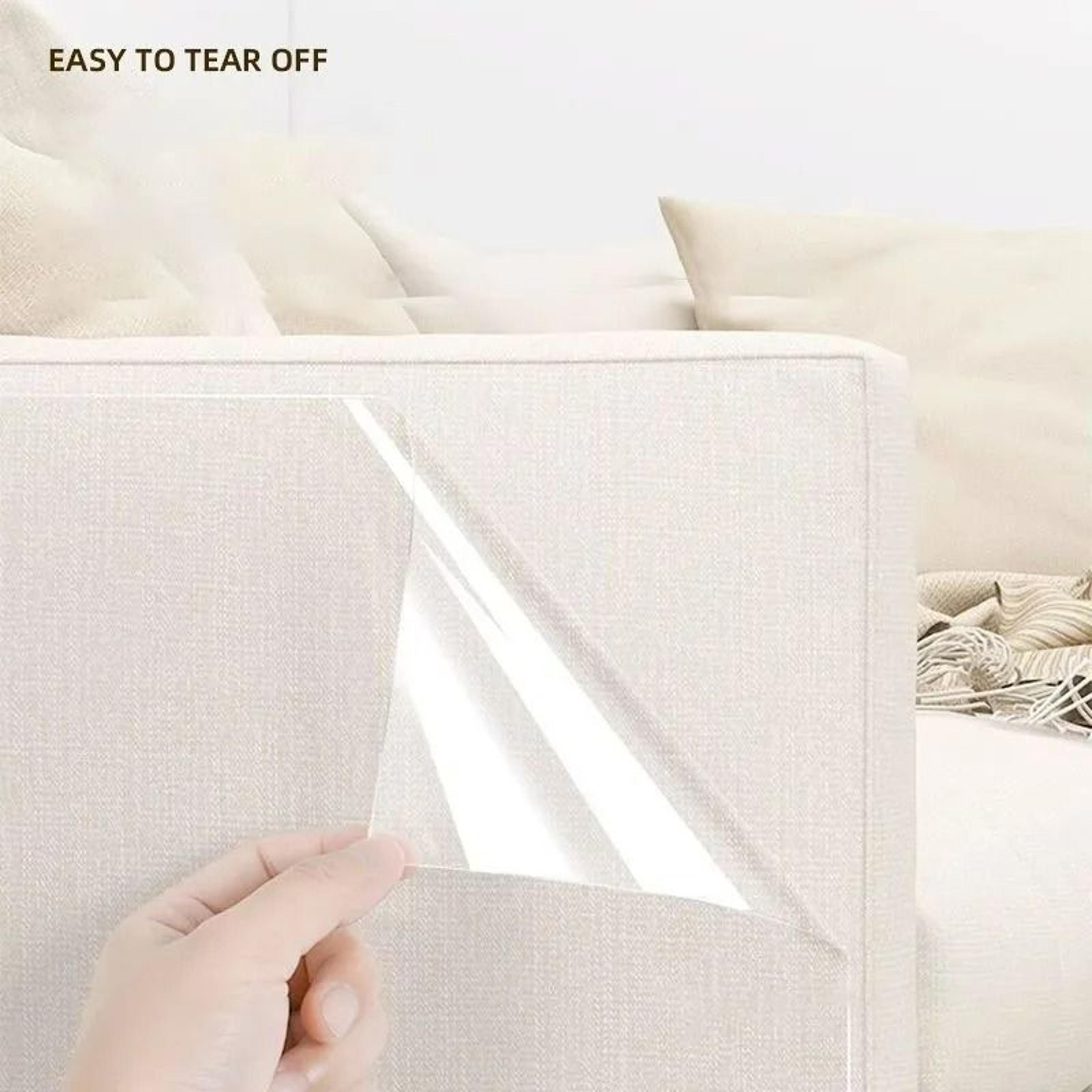 Transparent AntiScratch Furniture Protector  3m Couch Shield Roll 2