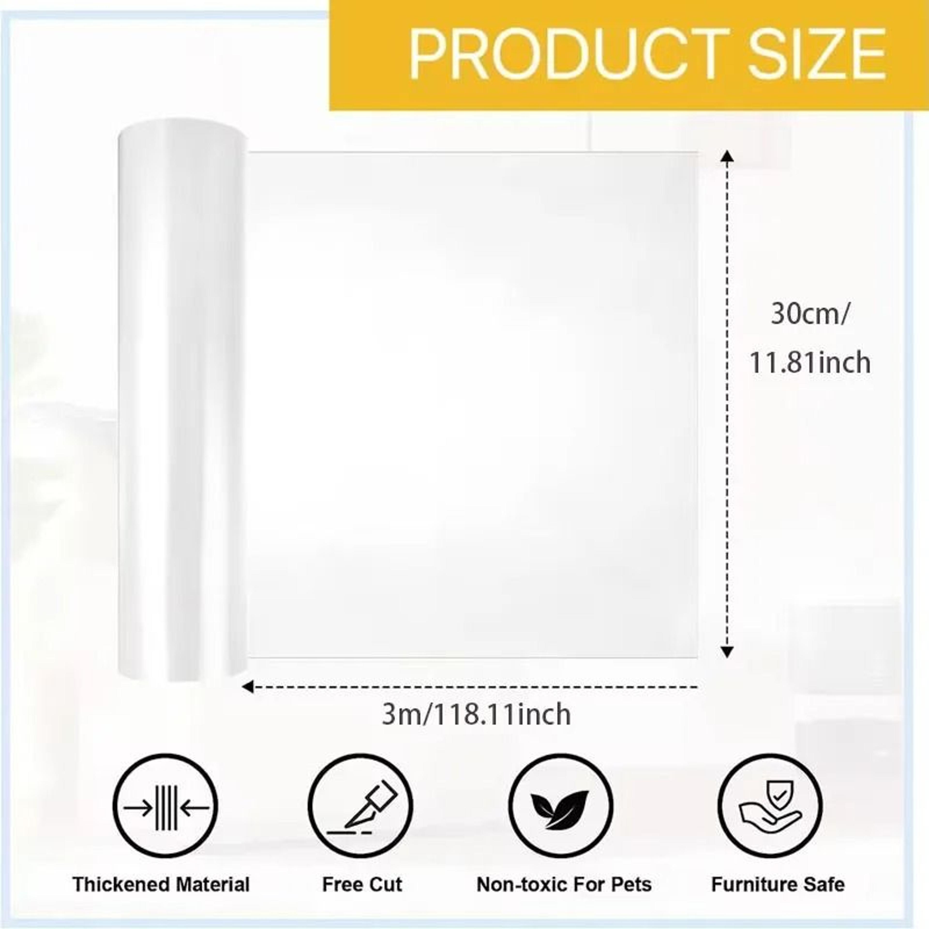 Transparent AntiScratch Furniture Protector  3m Couch Shield Roll 3