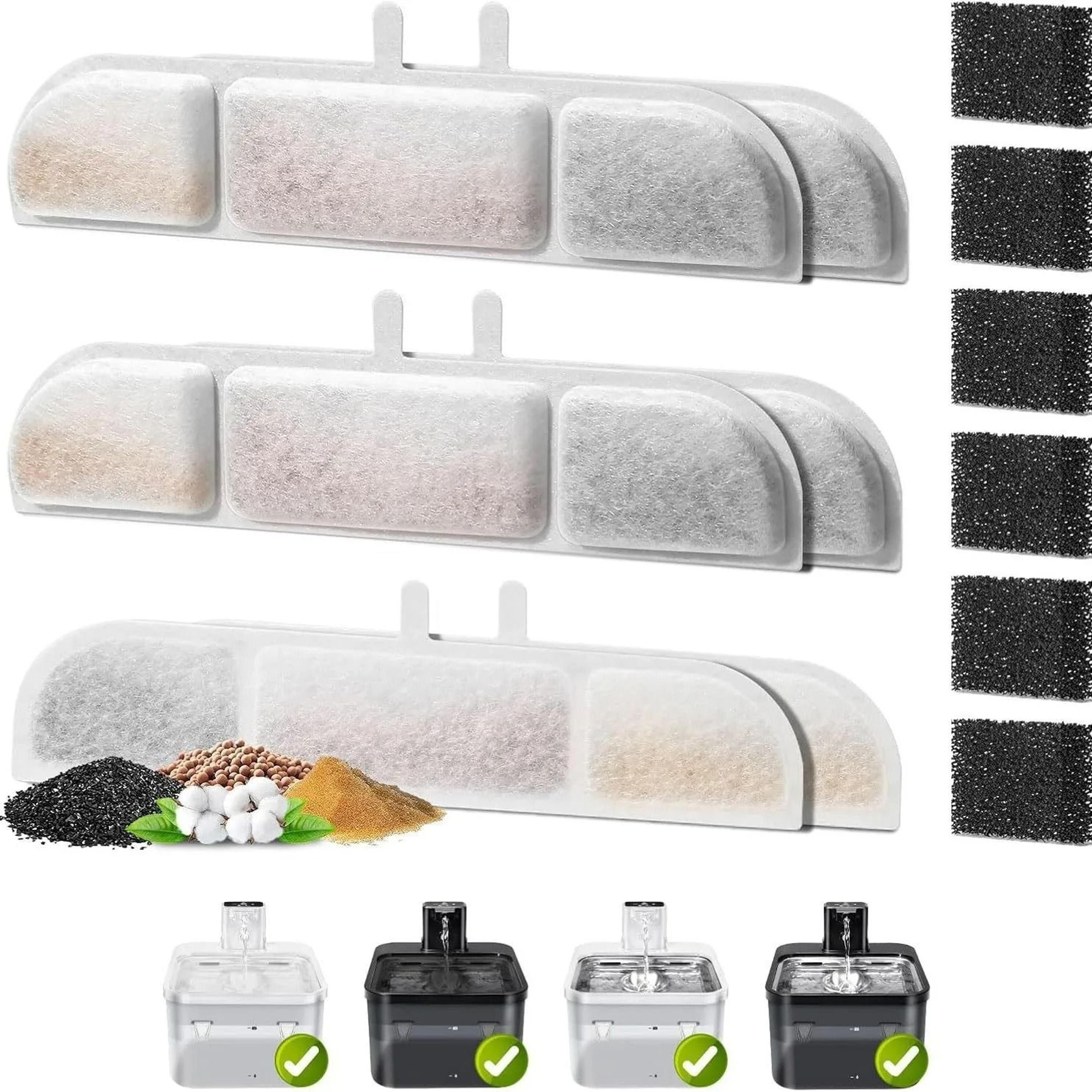 DownyPaws Activated Carbon Replacement Filters  HighEfficiency Water Purification 0