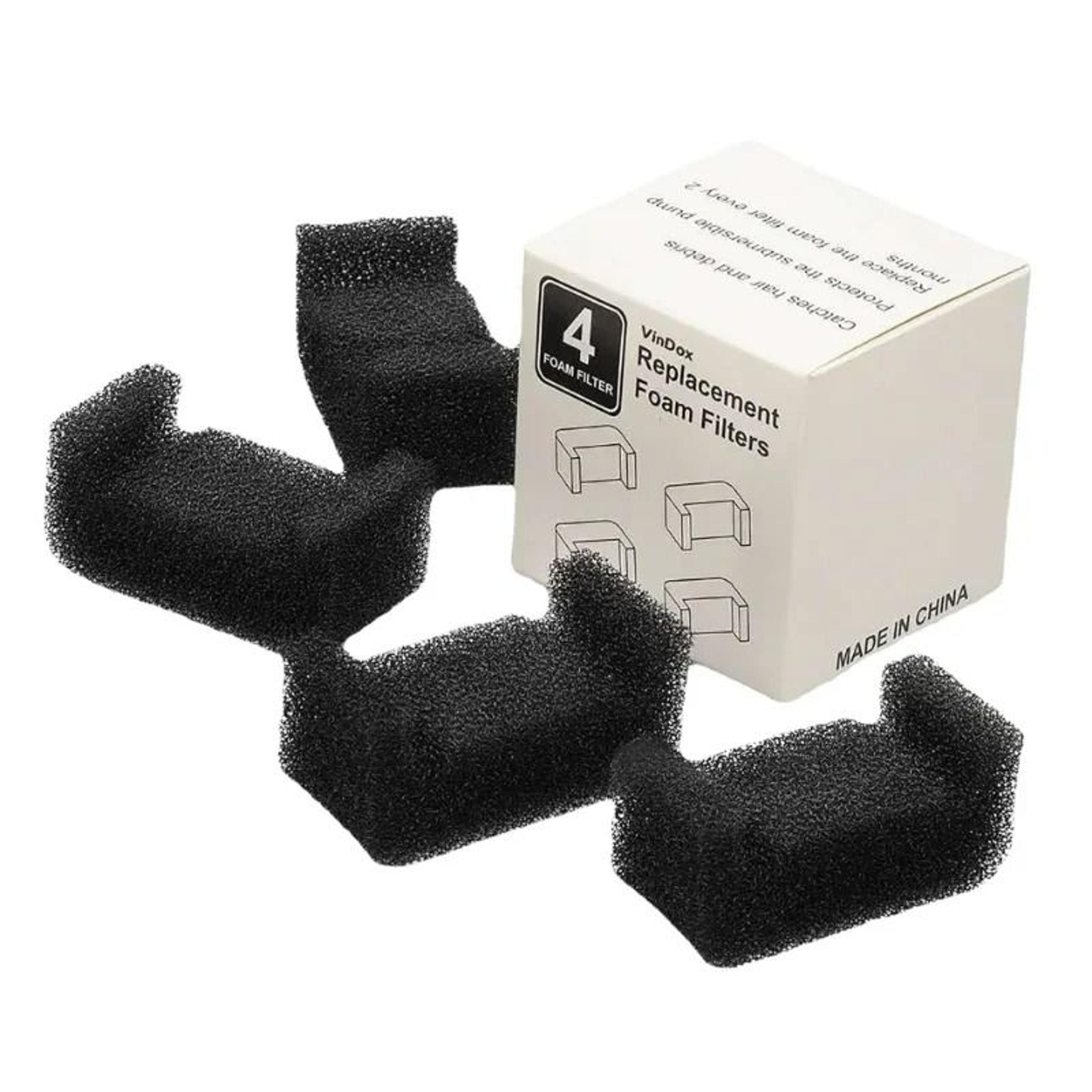 4Piece HighDensity Fountain PreFilter Sponges  Universal Foam Replacement Set 0