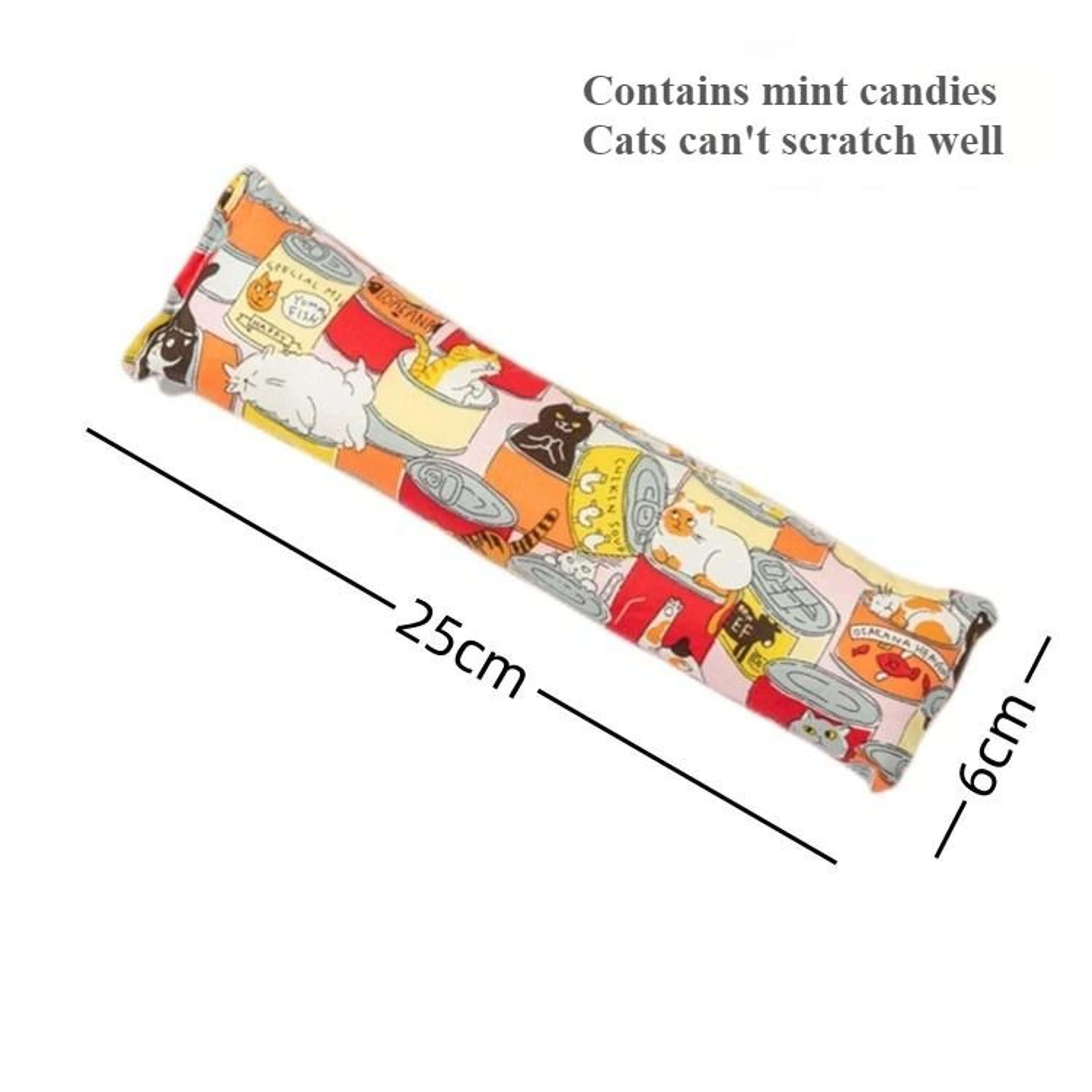 Plush Catnip Cuddle Pillow  HeavyDuty Interactive Kick  Teething Toy 13