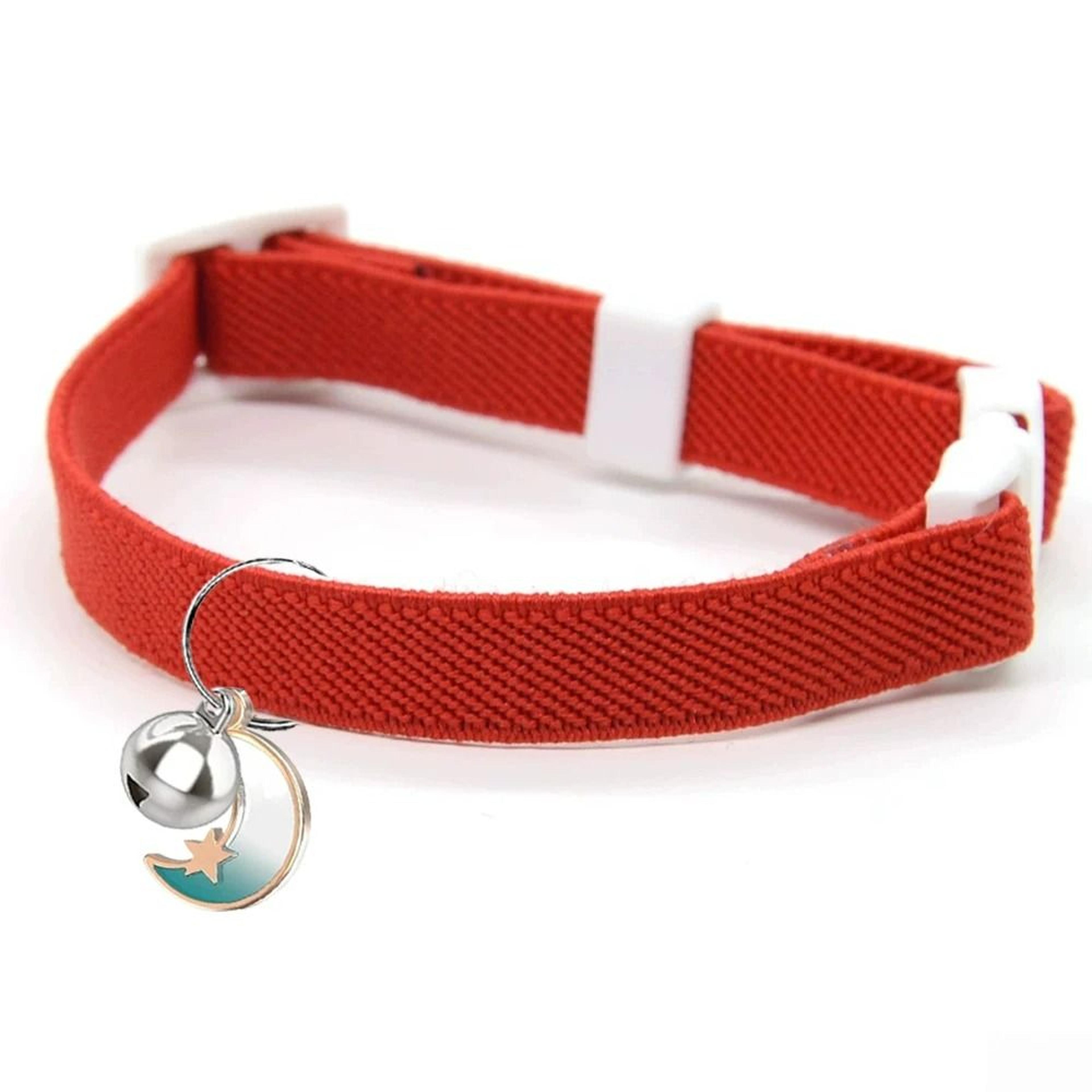 Elastic Safety Cat Collar  Lightweight Stretch Comfort For Kittens  Adult Cats 18