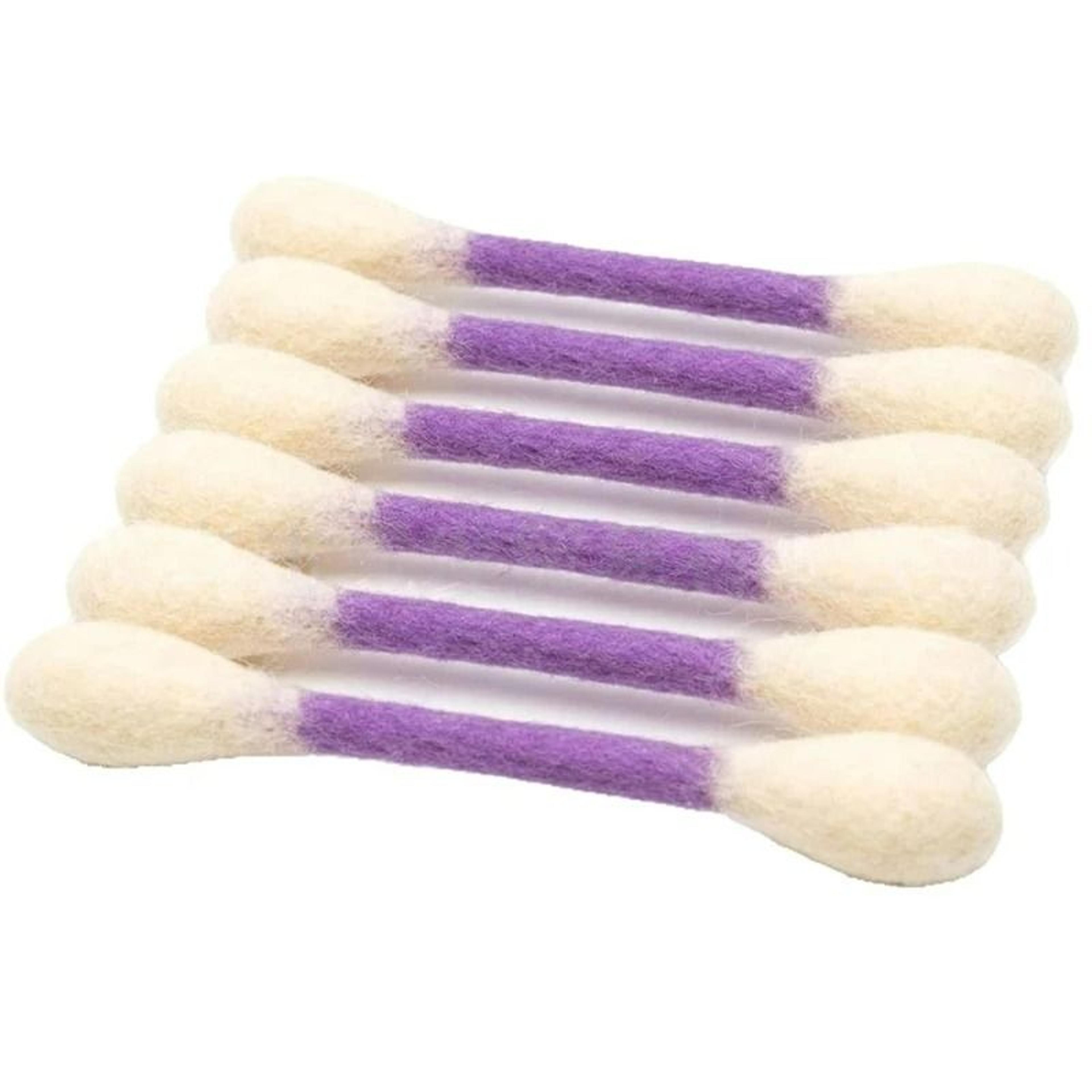 Oversized Cotton Swab Cat Kicker 6Piece Set  Durable Felt Teething  Wrestling Toys 9