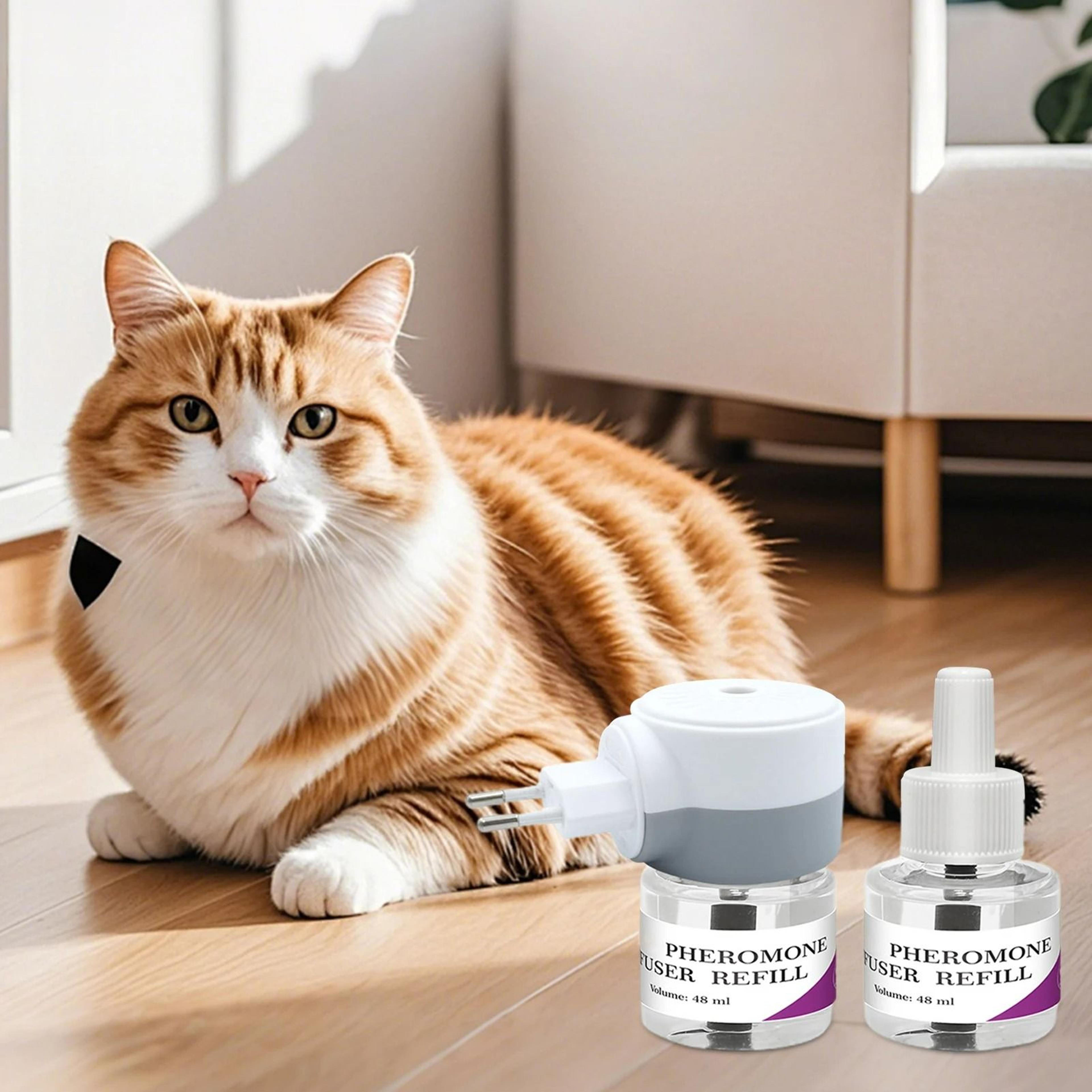 Natural Calming Pheromone Diffuser  Stress  Anxiety Relief For Cats  Dogs 2