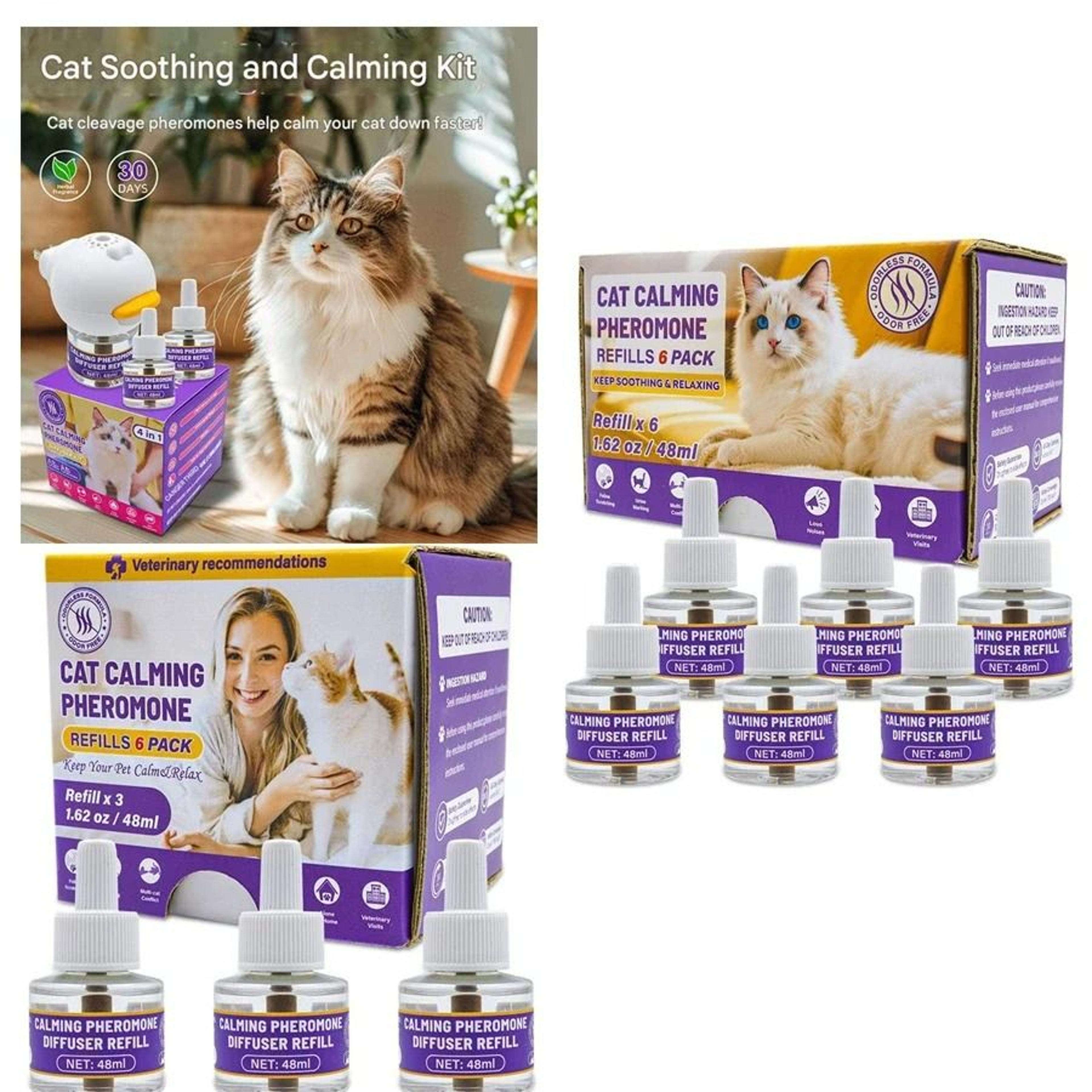 MultiPet Calming Pheromone Kit  4in1 Stress Relief System For Cats  Dogs 1