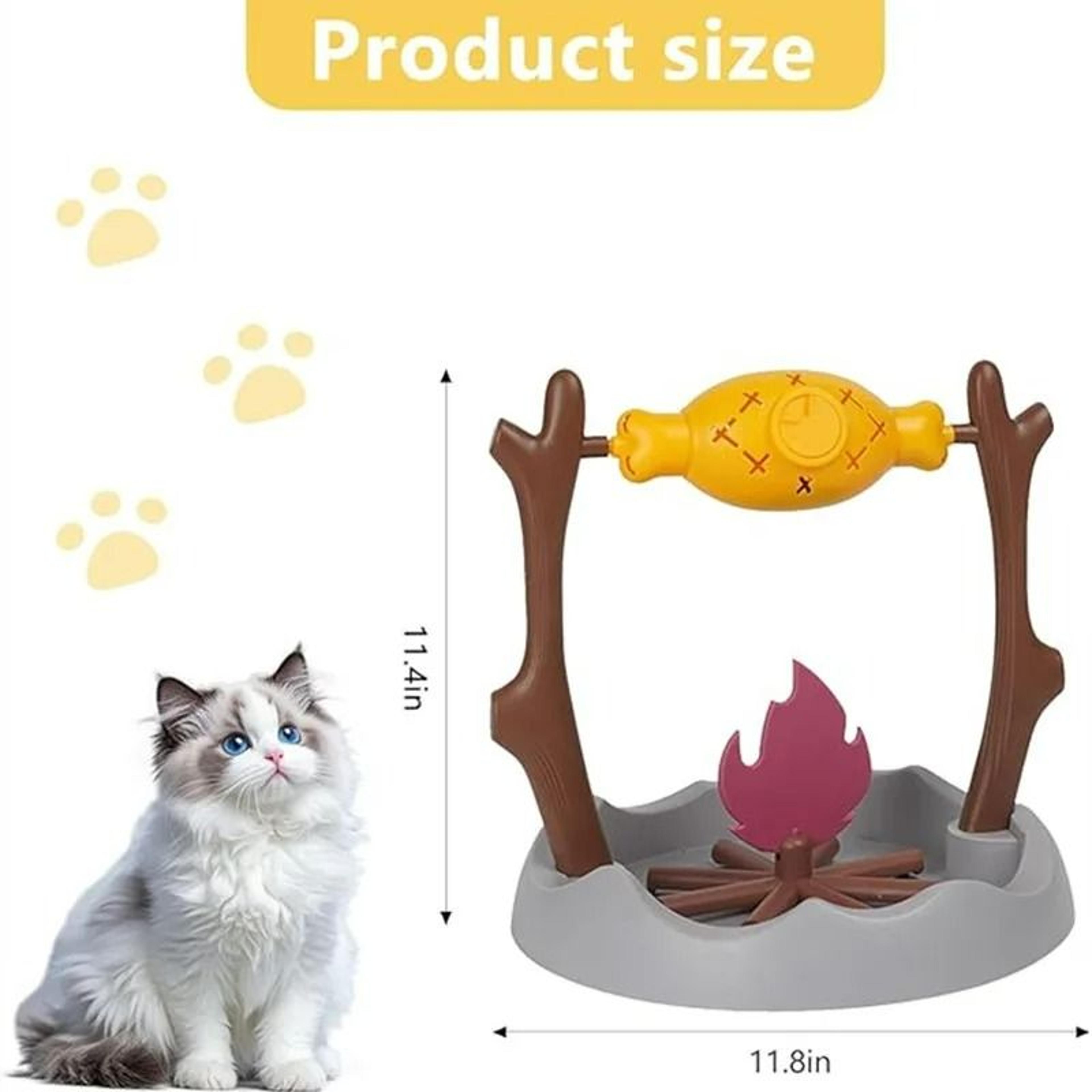 Rotatable Roast  Flame Smart Puzzle Feeder  Interactive Cognitive Training Slow Bowl 2