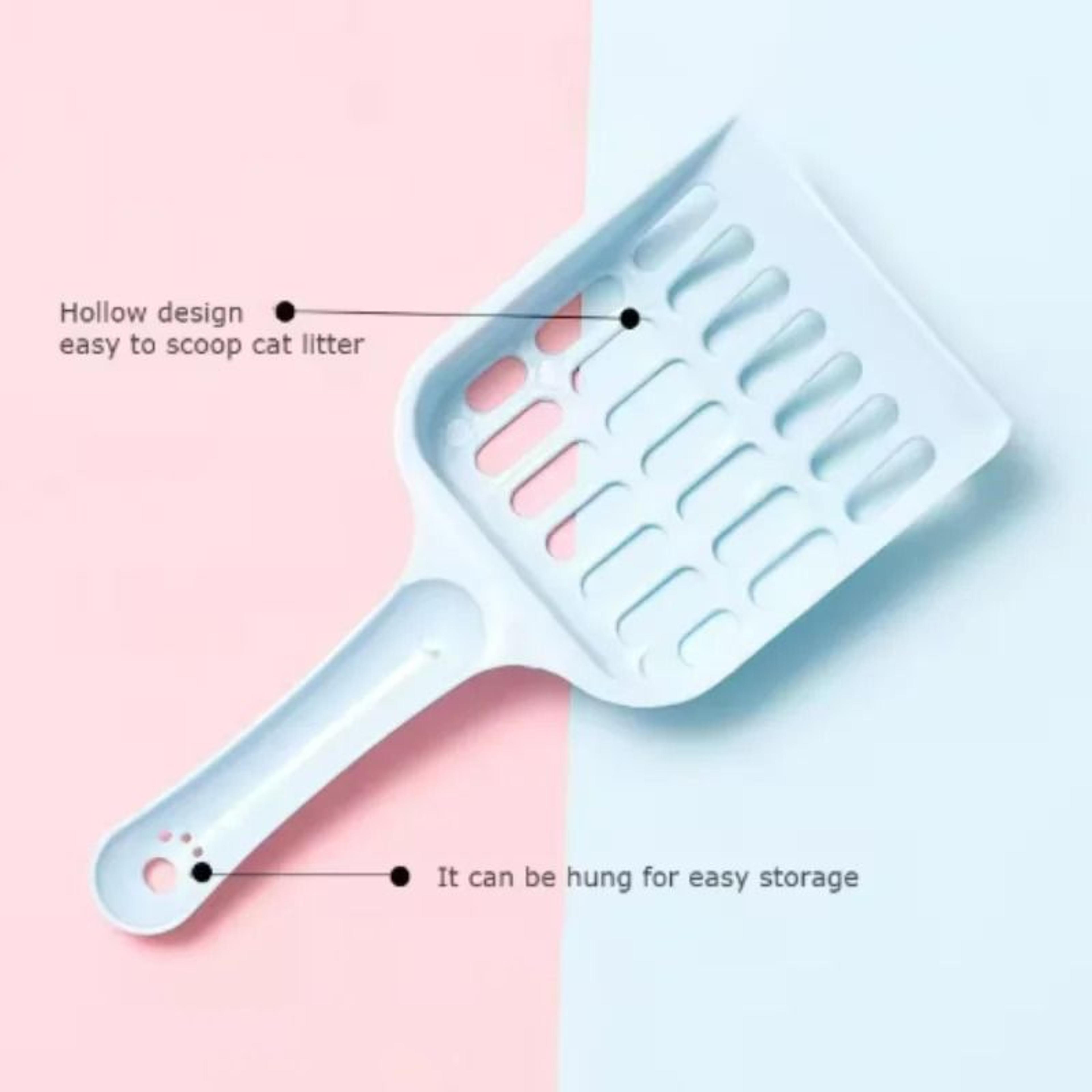 Candy Color HighAppearance Litter Scoop  Ergonomic Horizontal Handle Cat Toilet Poop Shovel 5