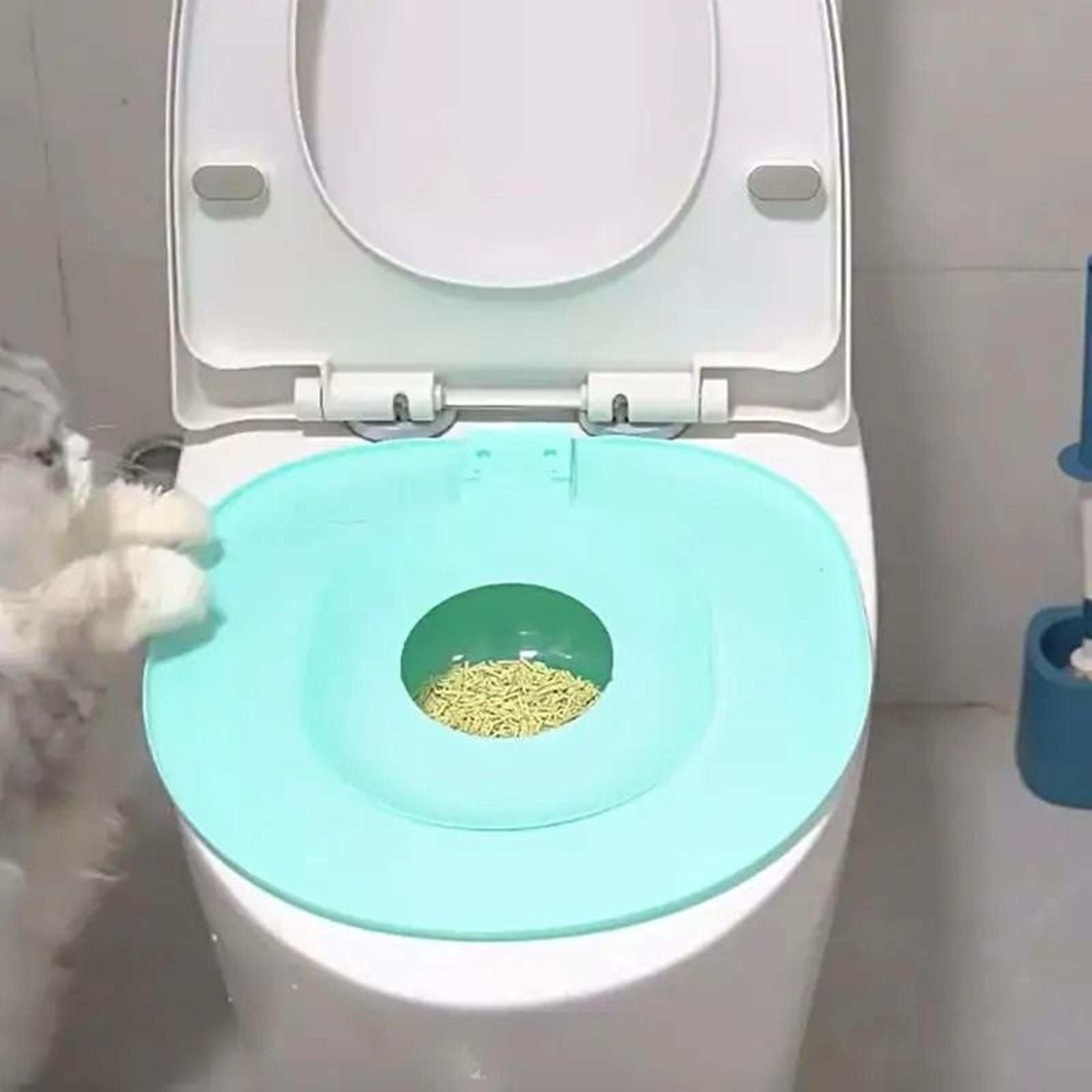 EcoFriendly Cat Toilet Training Kit  Reusable Universal Potty Trainer  Litter Box Seat Transition S 4