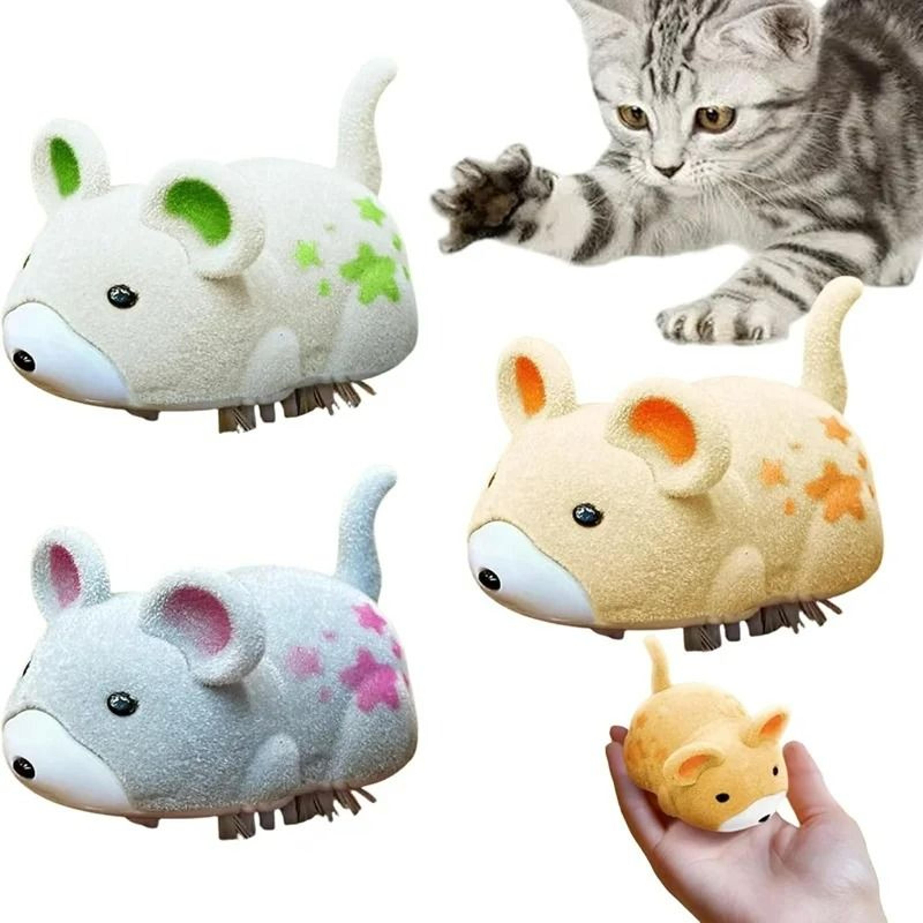 Smart SelfMoving Electric Mouse Cat Toy  Interactive ObstacleAvoiding Robotic Hamster For Indoor Ki 0