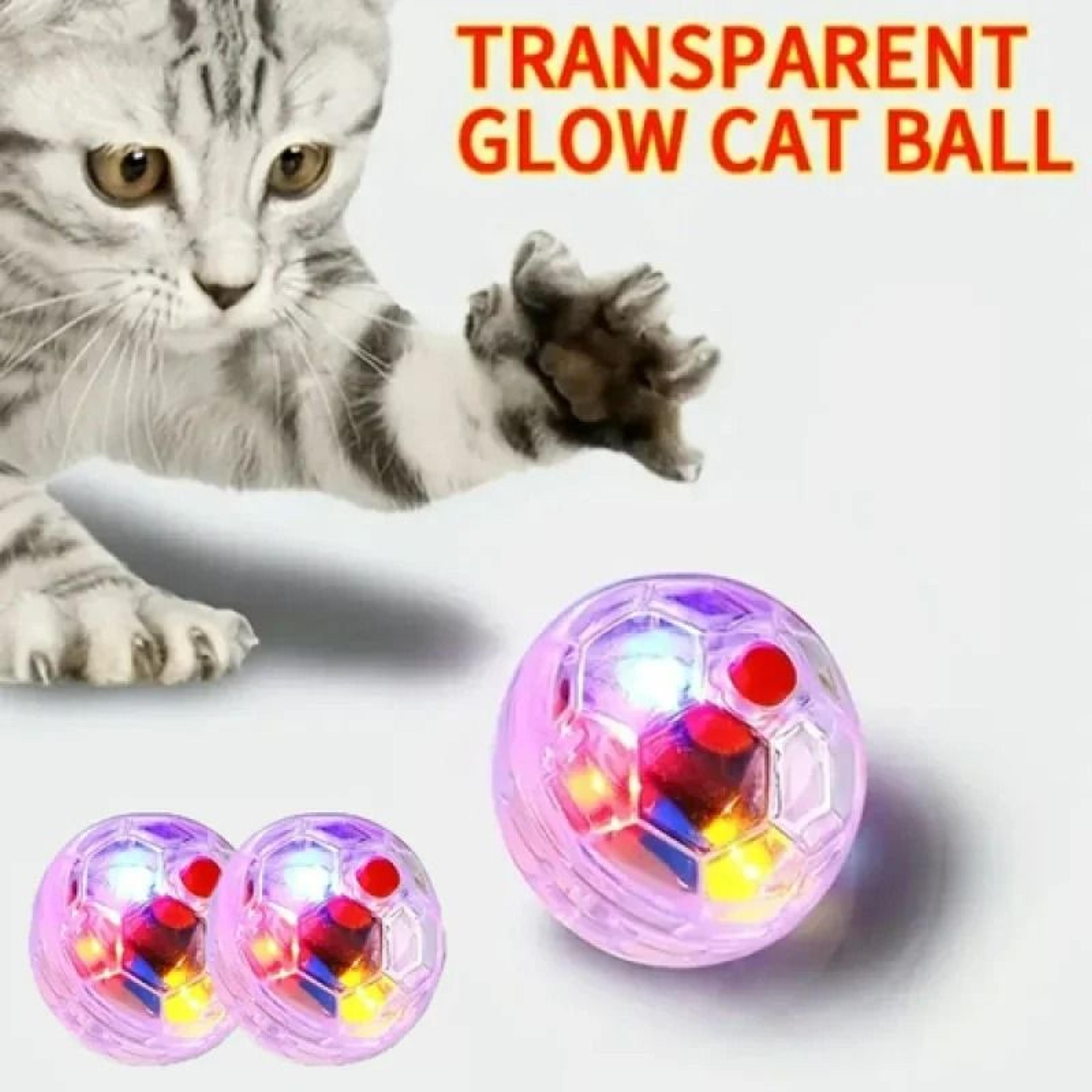 MotionActivated LED Flash Cat Toy Balls  Pack Of 3 1