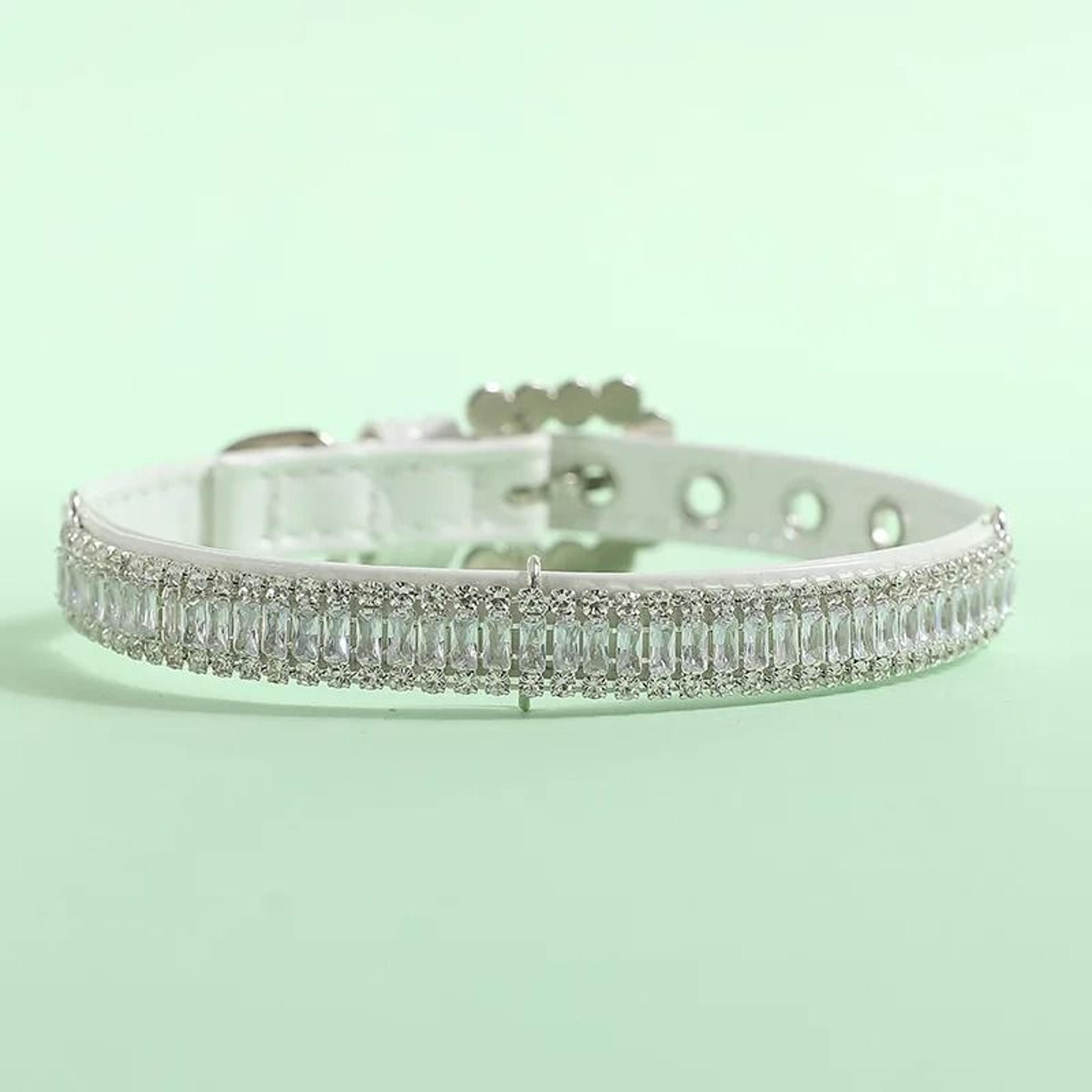 Luxury Pearl  Rhinestone Pet Collar Necklace 8