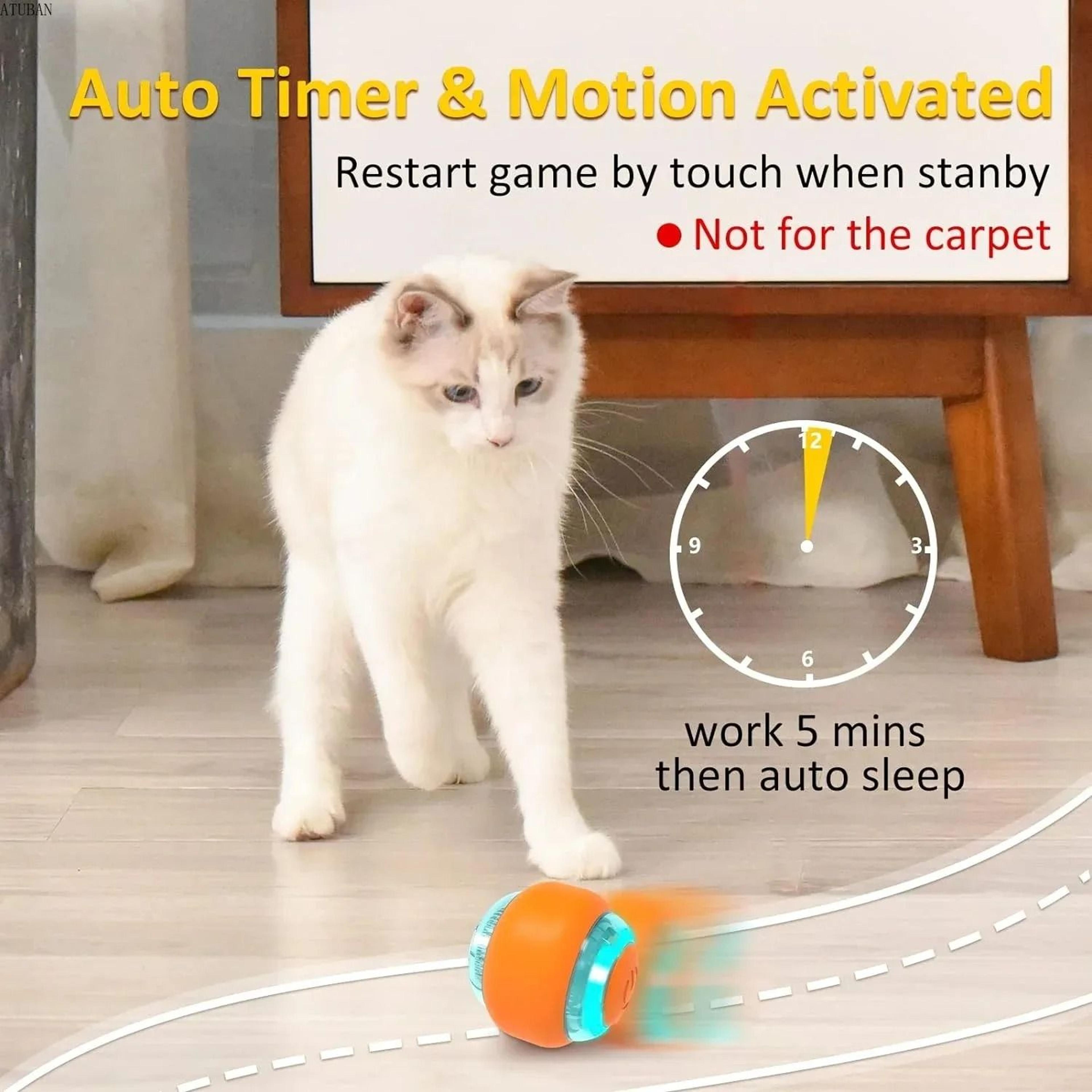 Smart Interactive Automatic Rolling Cat Ball Toy 3