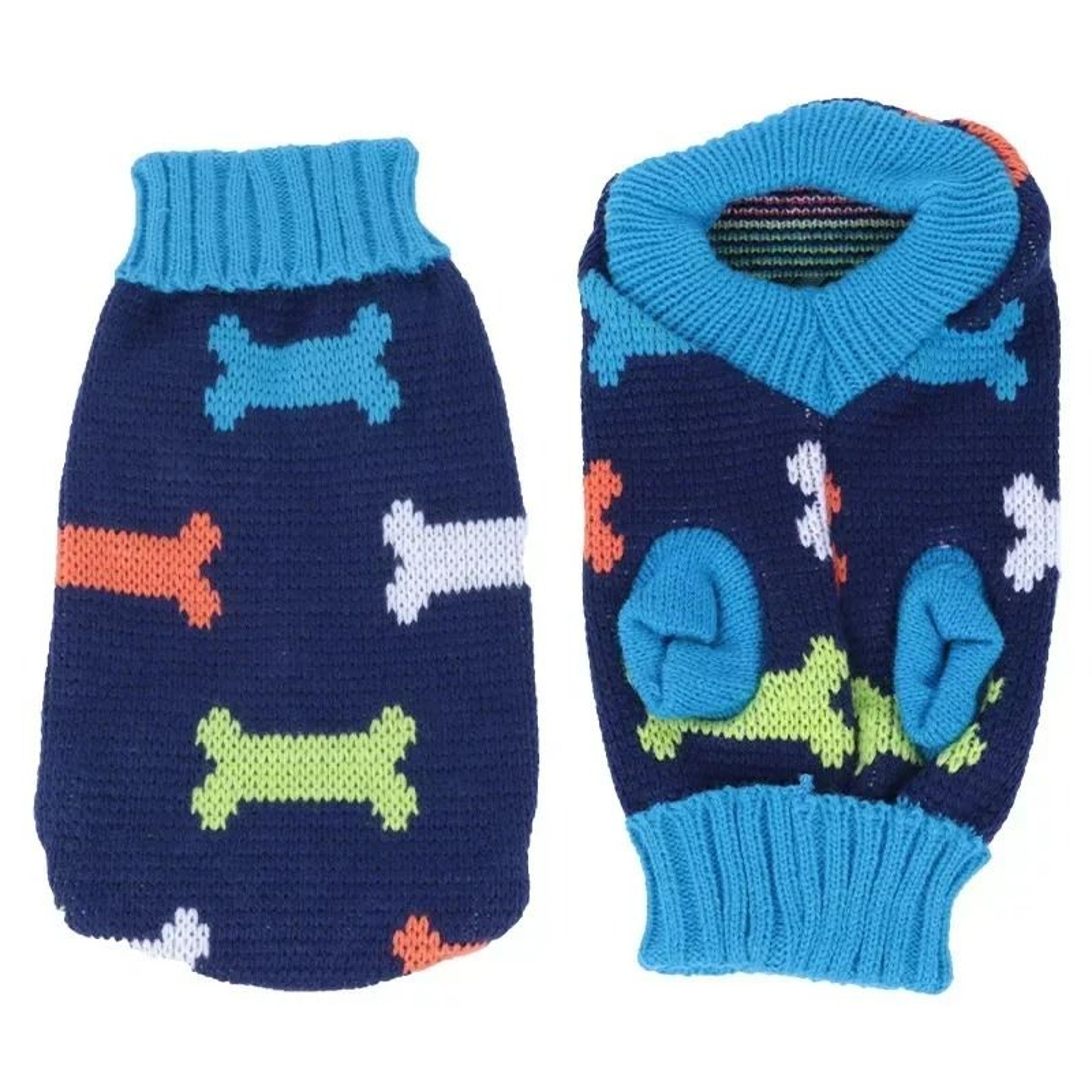 Turtleneck CableKnit Festive Pet Sweater Jumper 15
