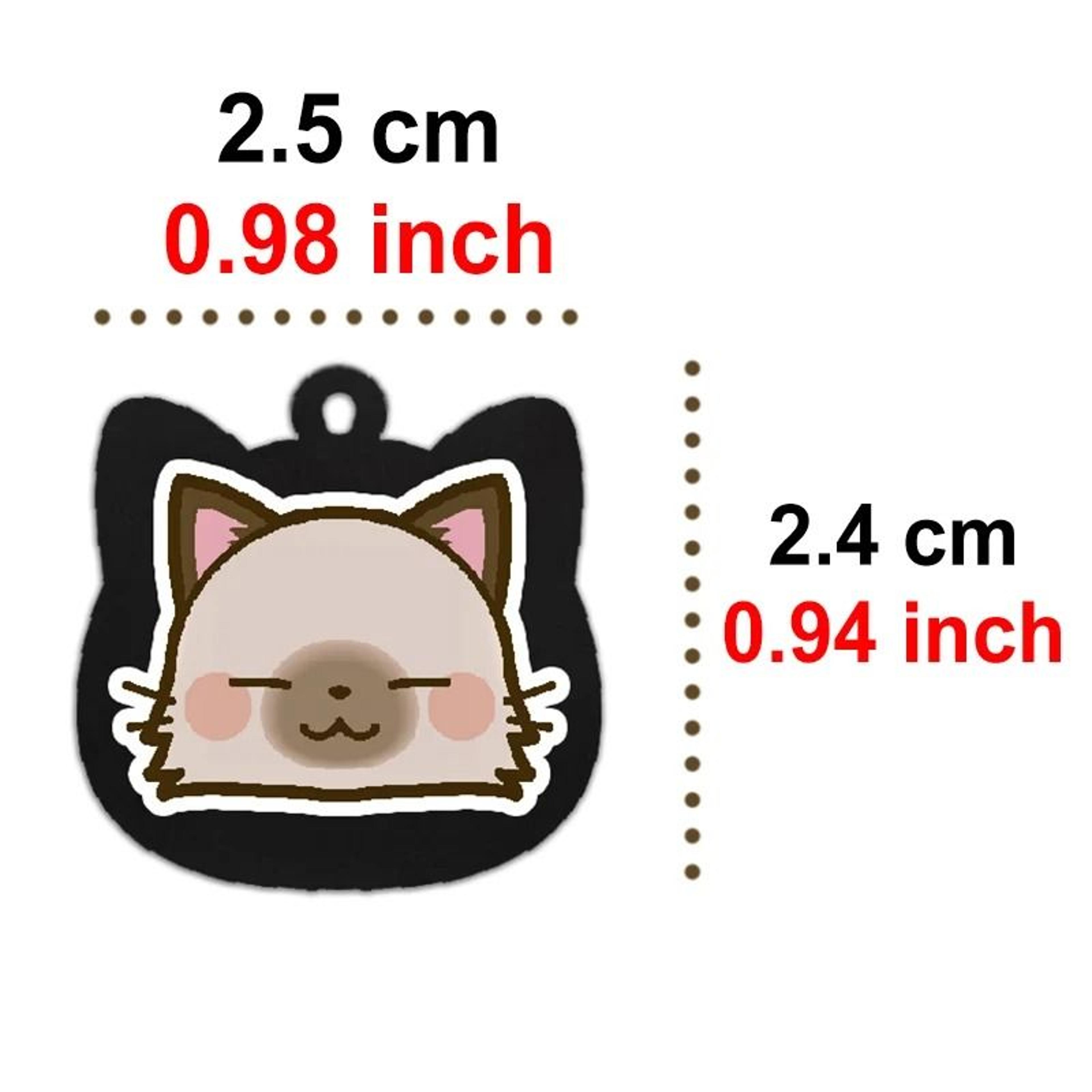 Cute Personalized Stainless Steel Cat Identification Tags 1