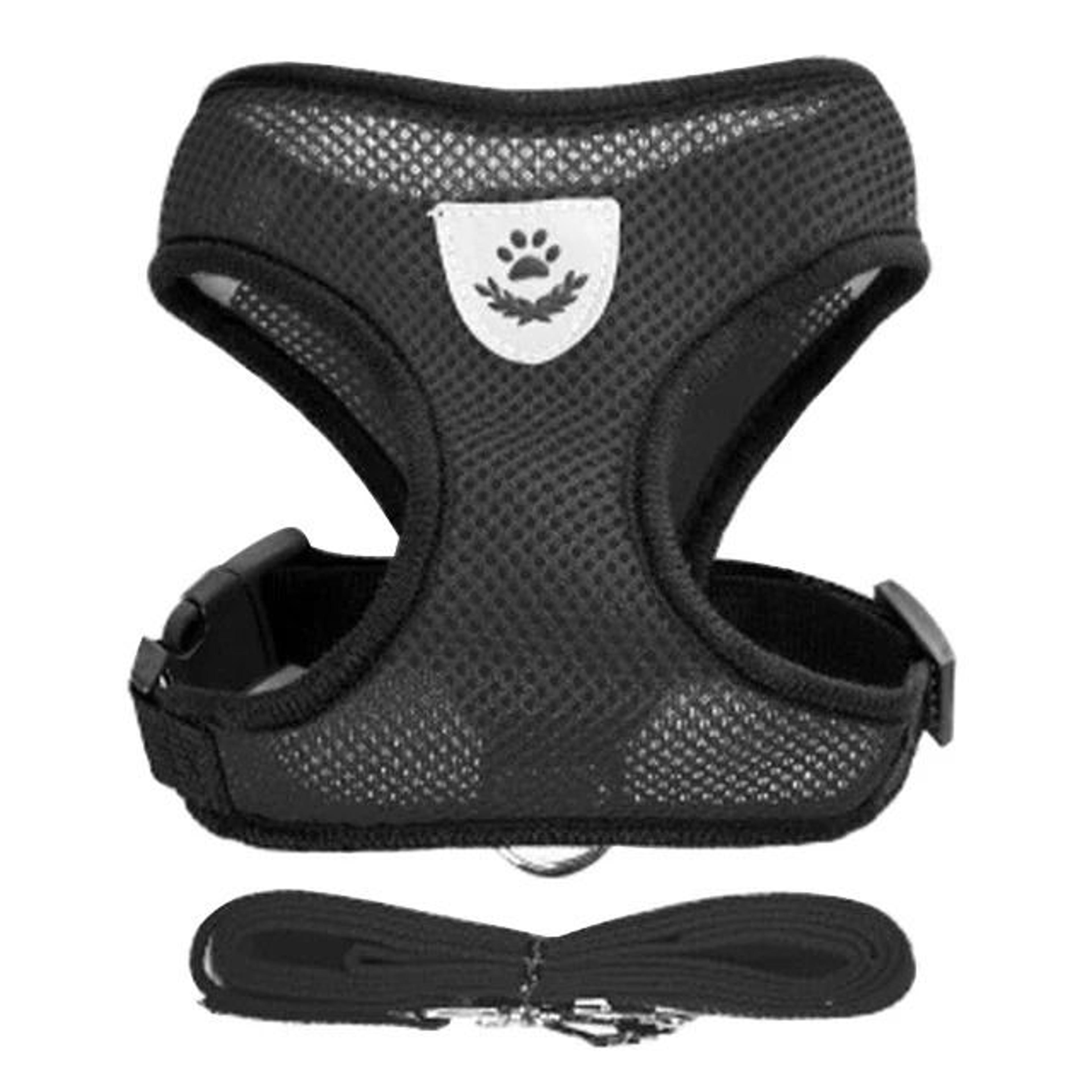 Breathable Mesh Adjustable Pet Harness  Leash Set 8