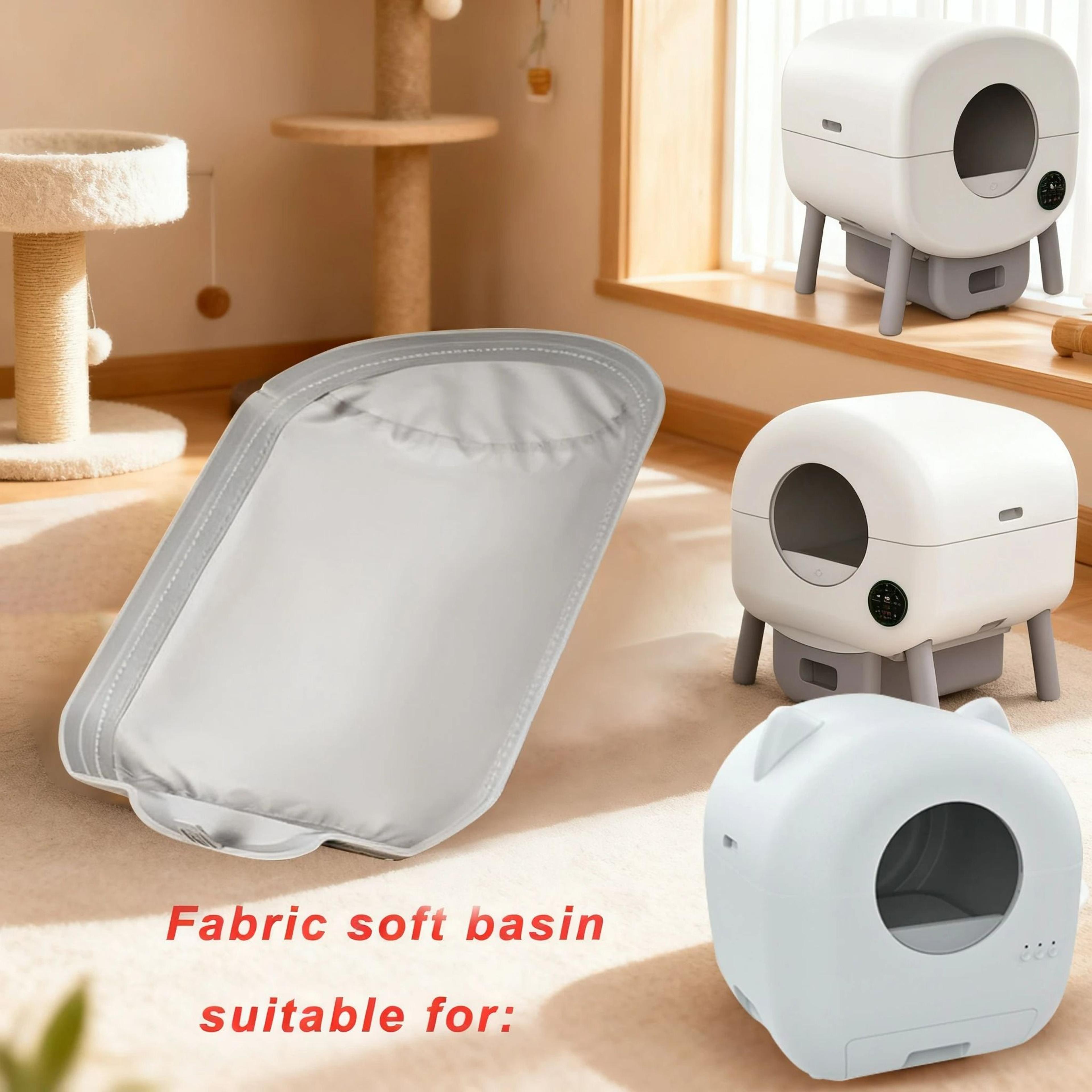 Premium Soft Replacement Fabric Liner For Smart Cat Litter Boxes 2