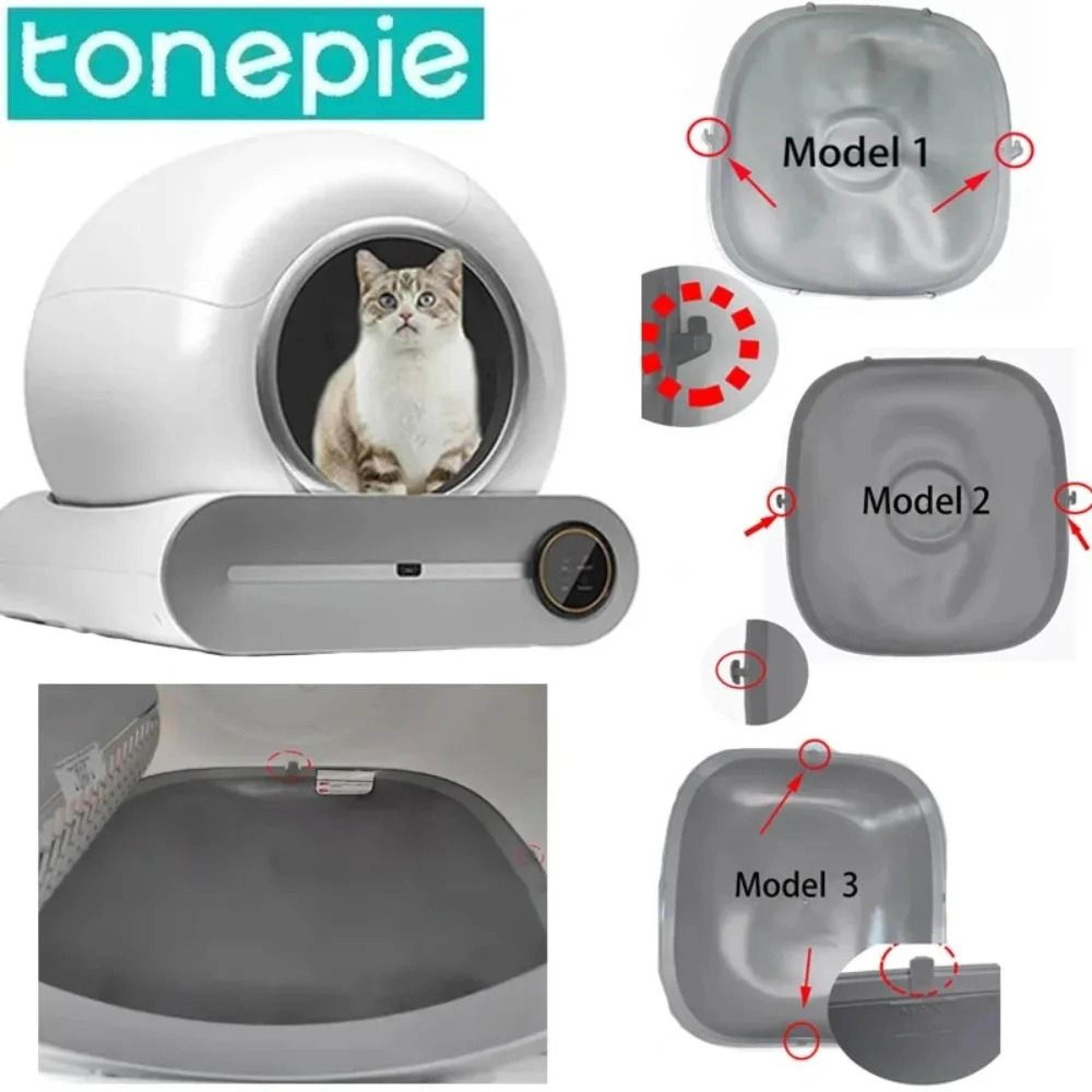 automatic smart litter box waste bin bottom silicone capsule liner