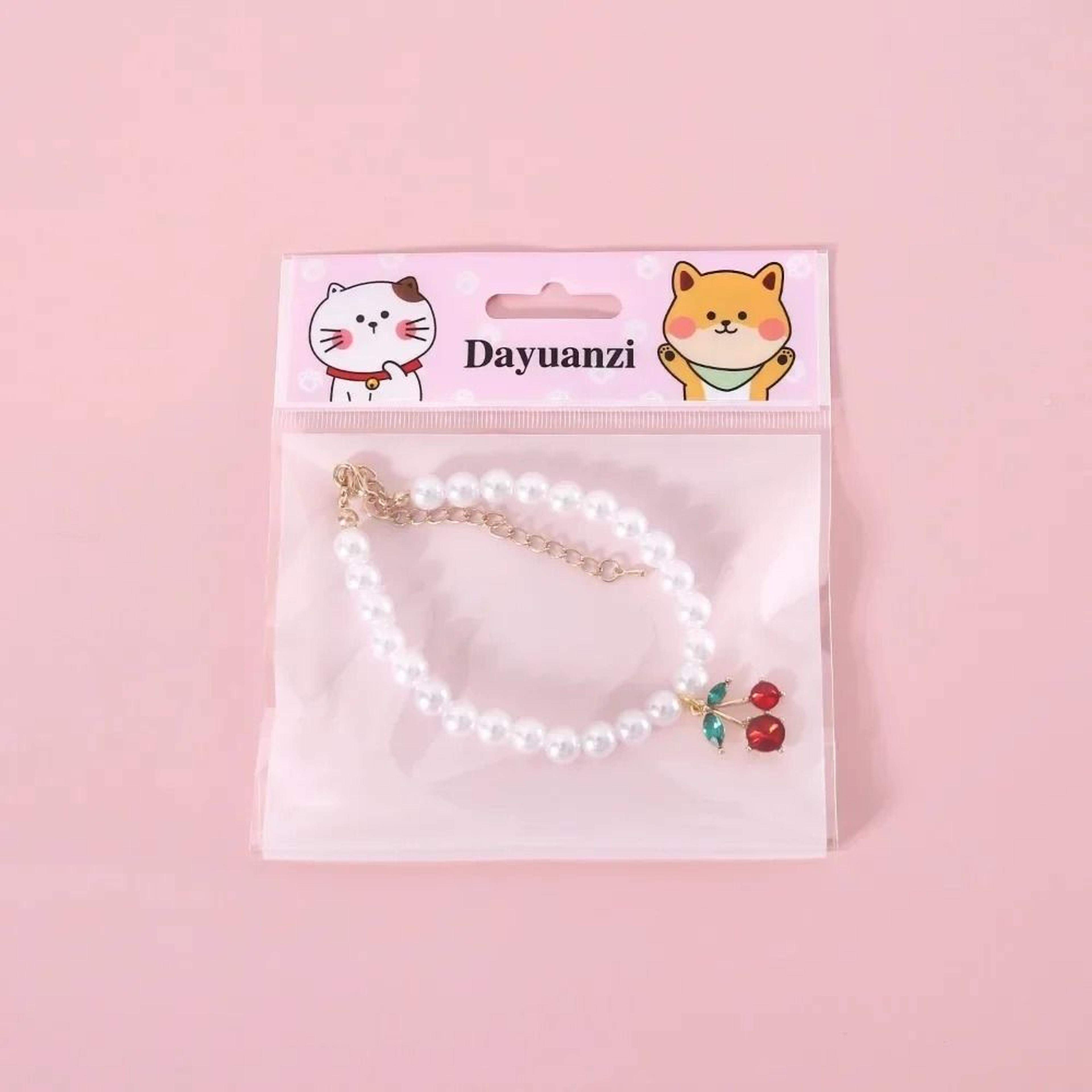 Princess Style Pearl Pendant Jewelry Necklace For Cats And Small Dogs 4