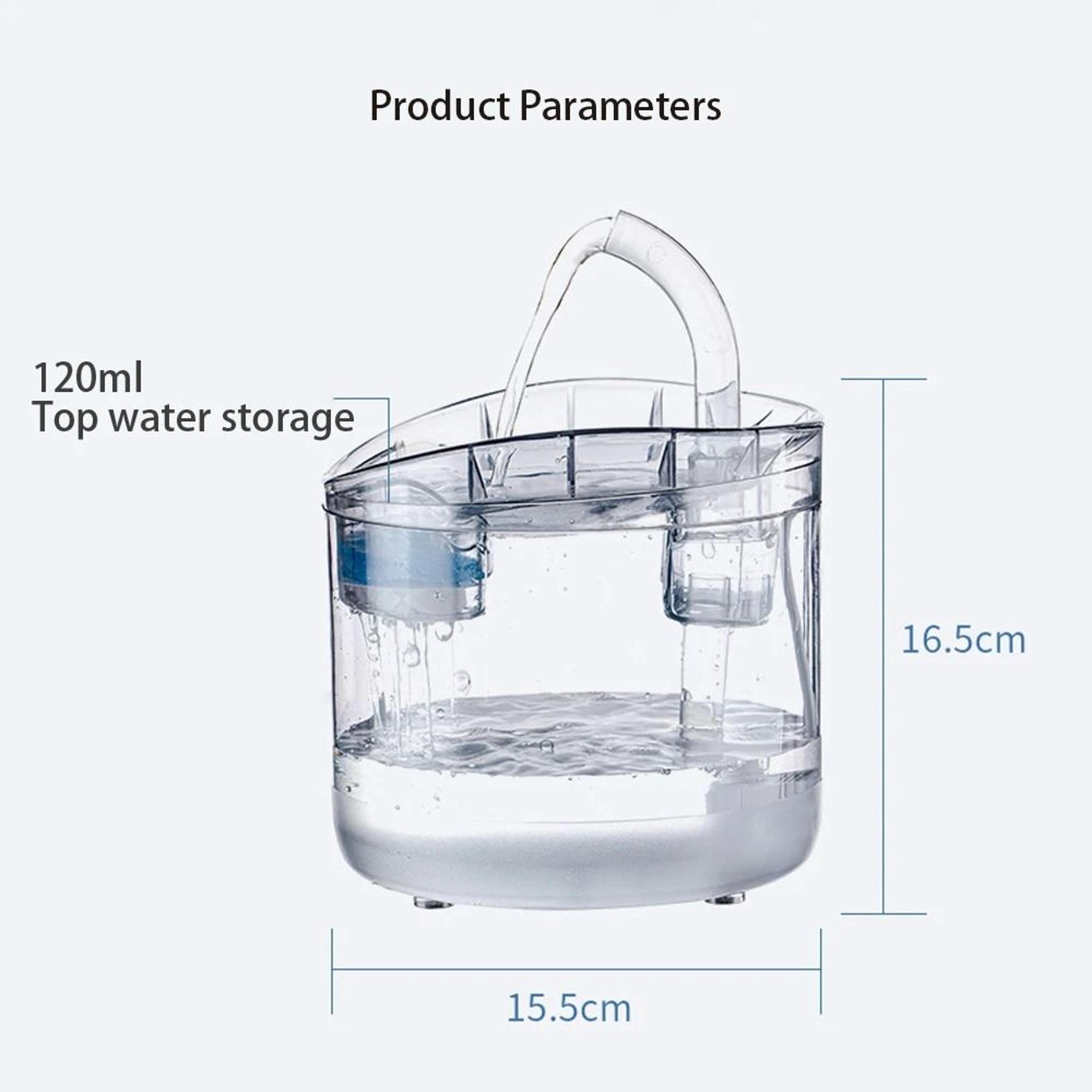 Clear View MotionSensor Faucet Pet Fountain 2