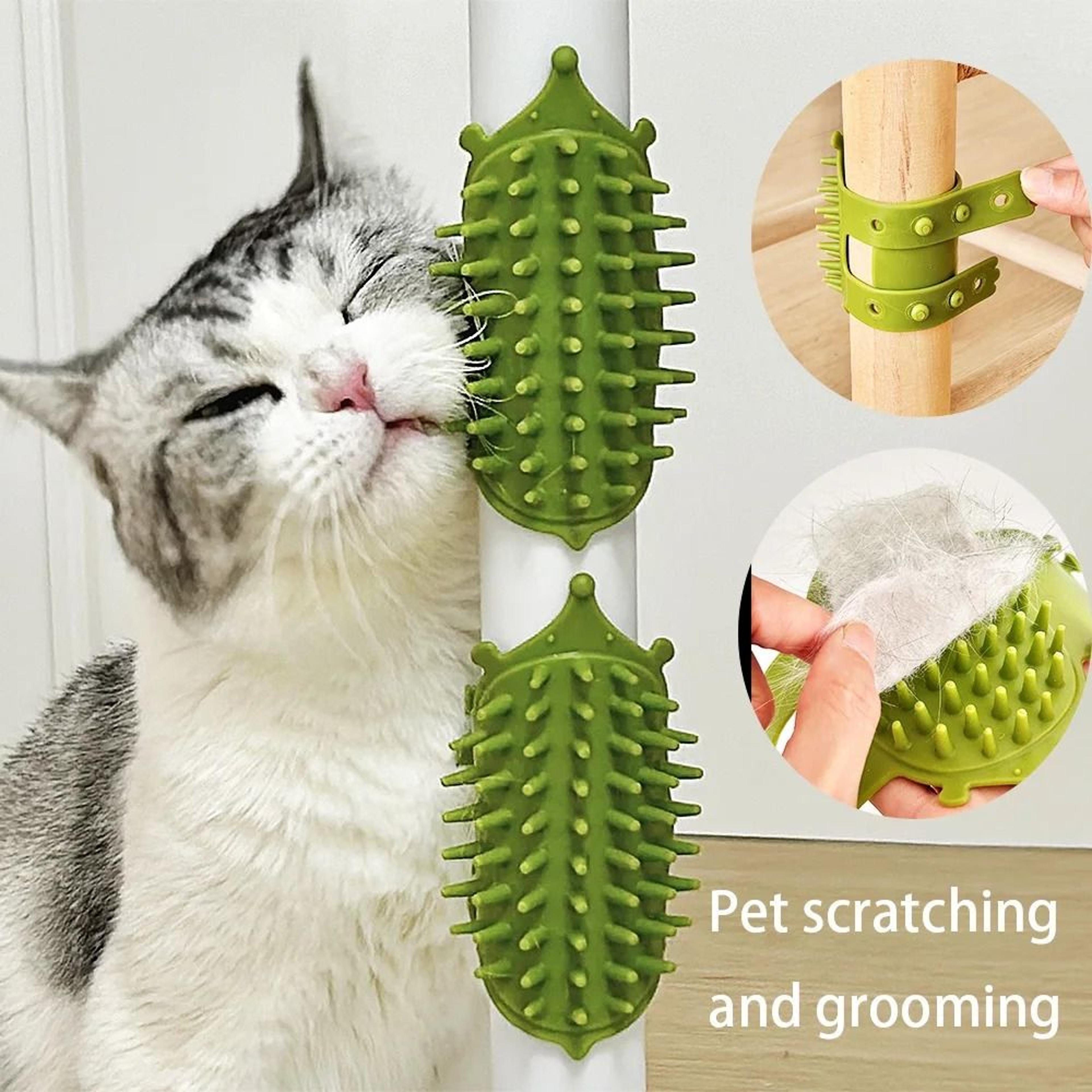self-cleaning cat hair removal massage comb