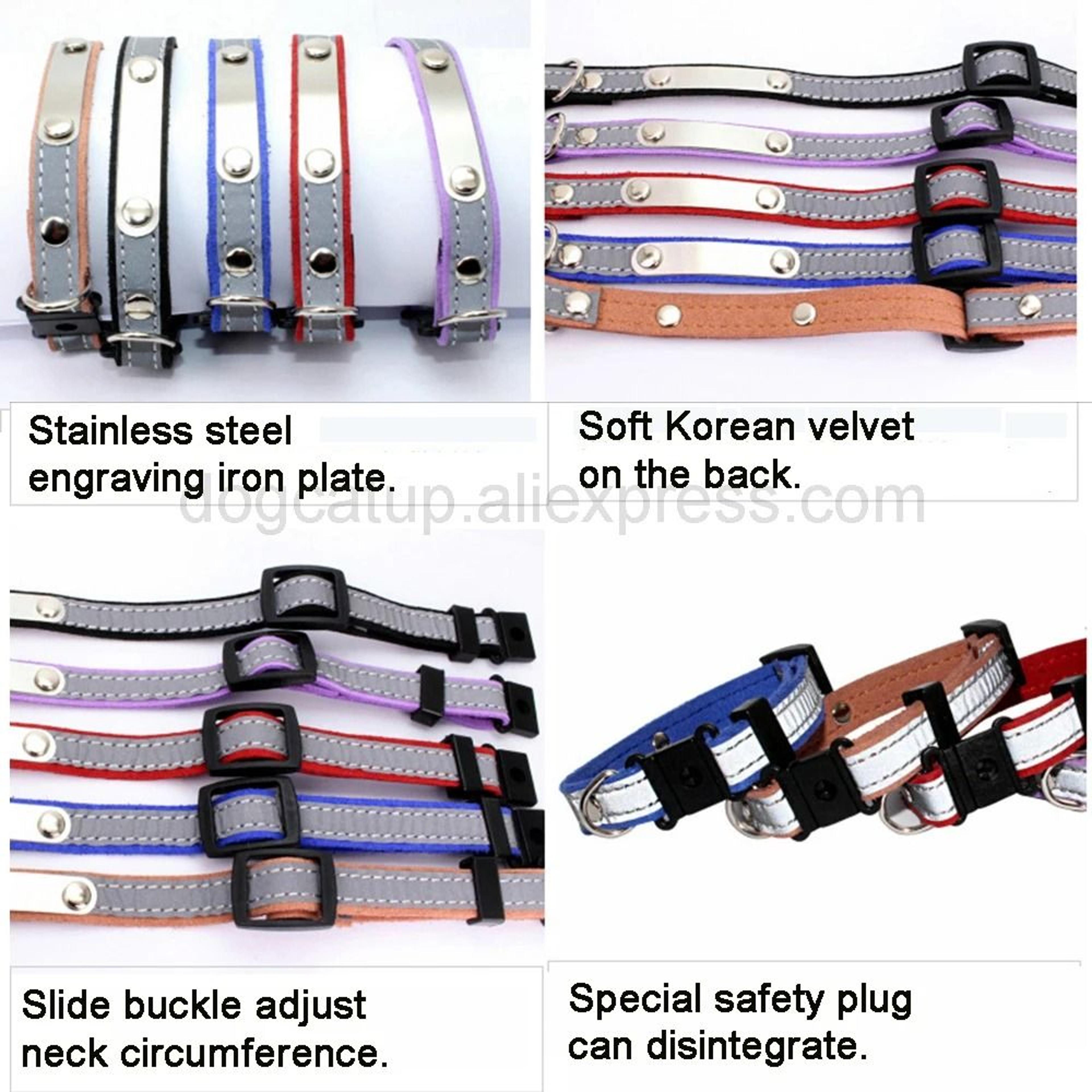 Reflective Personalized Kitten ID Collar 5