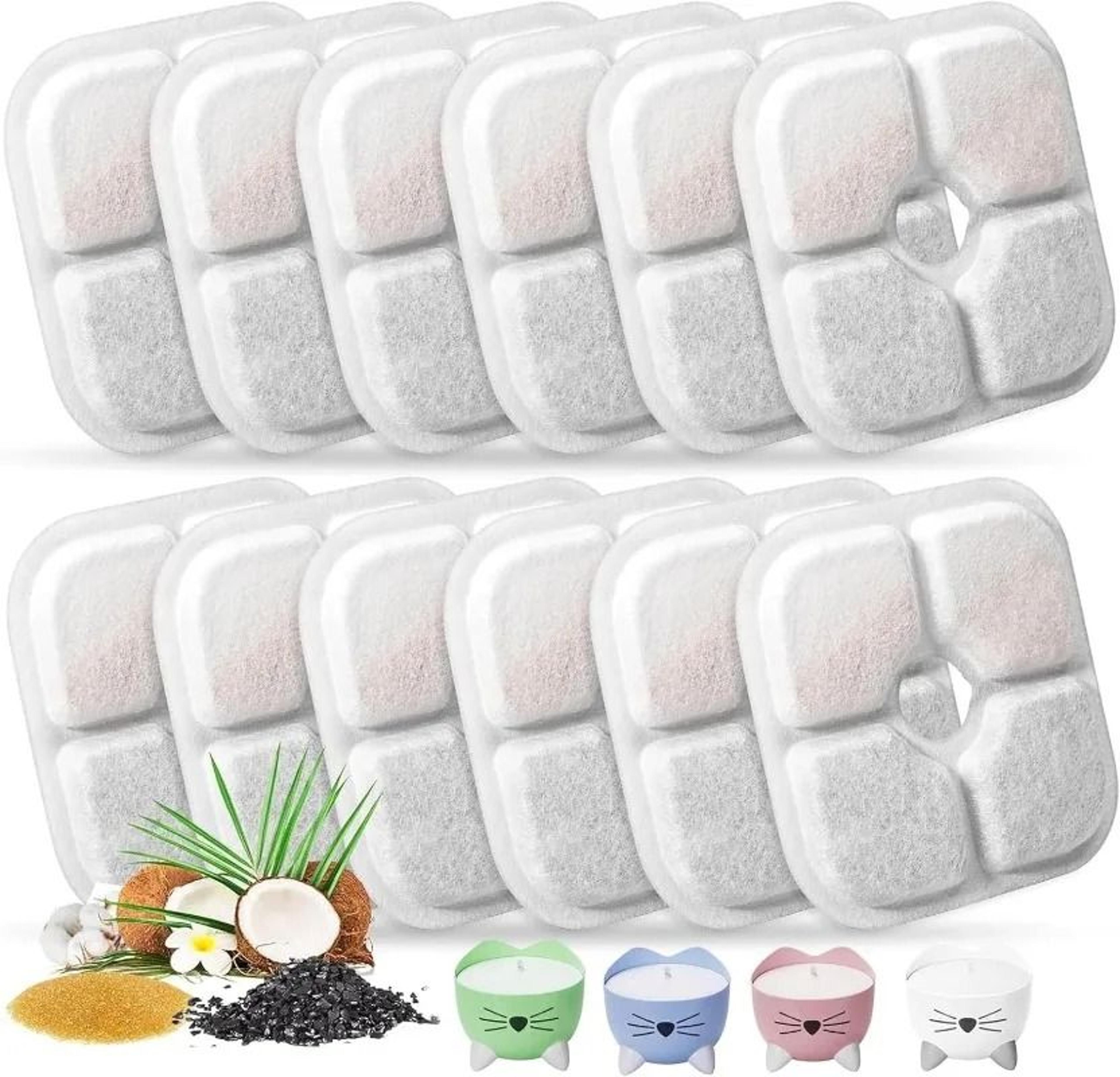 triple-filtration replacement filters for pixi fountains