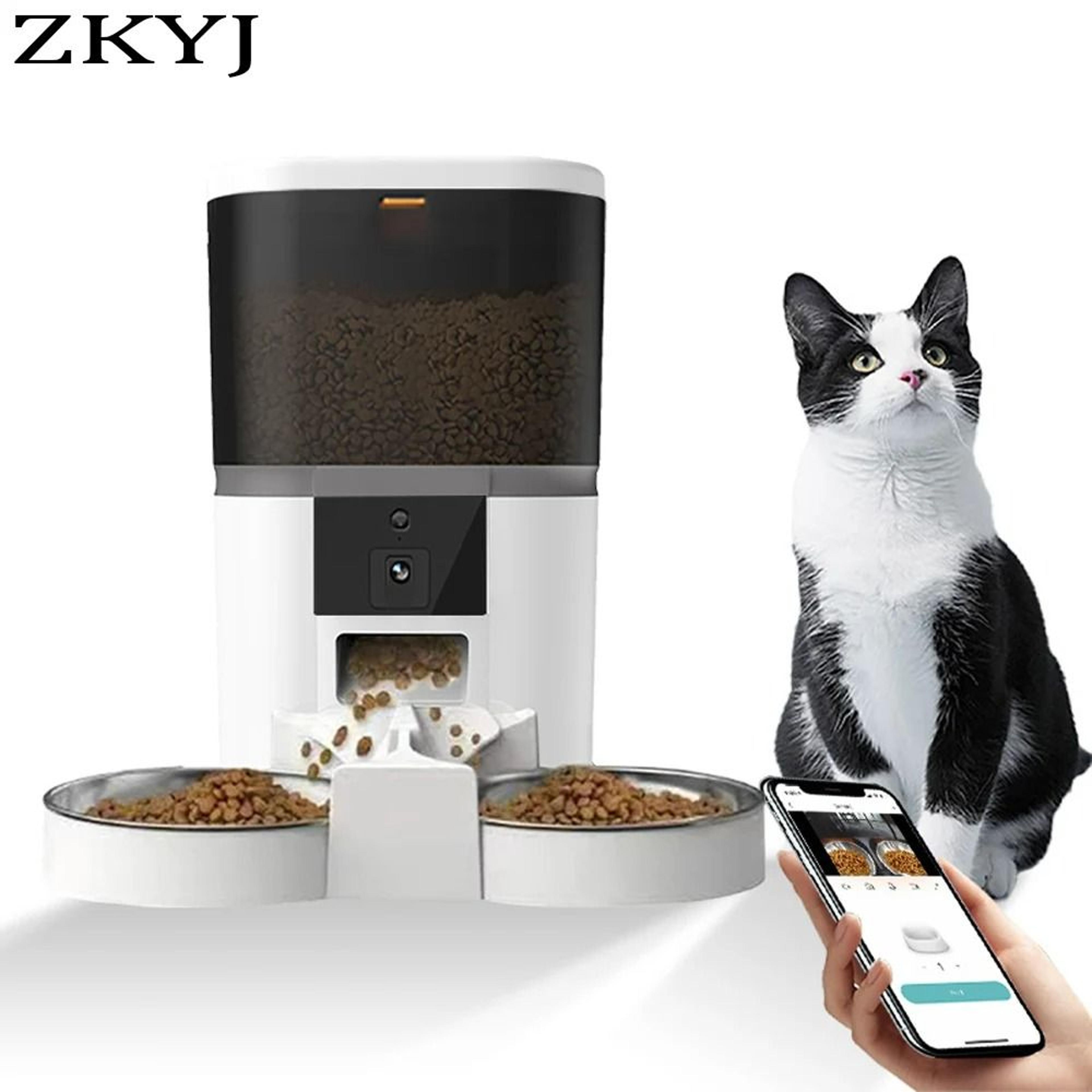 Smart 4L HD Camera Automatic Dual Pet Feeder 1
