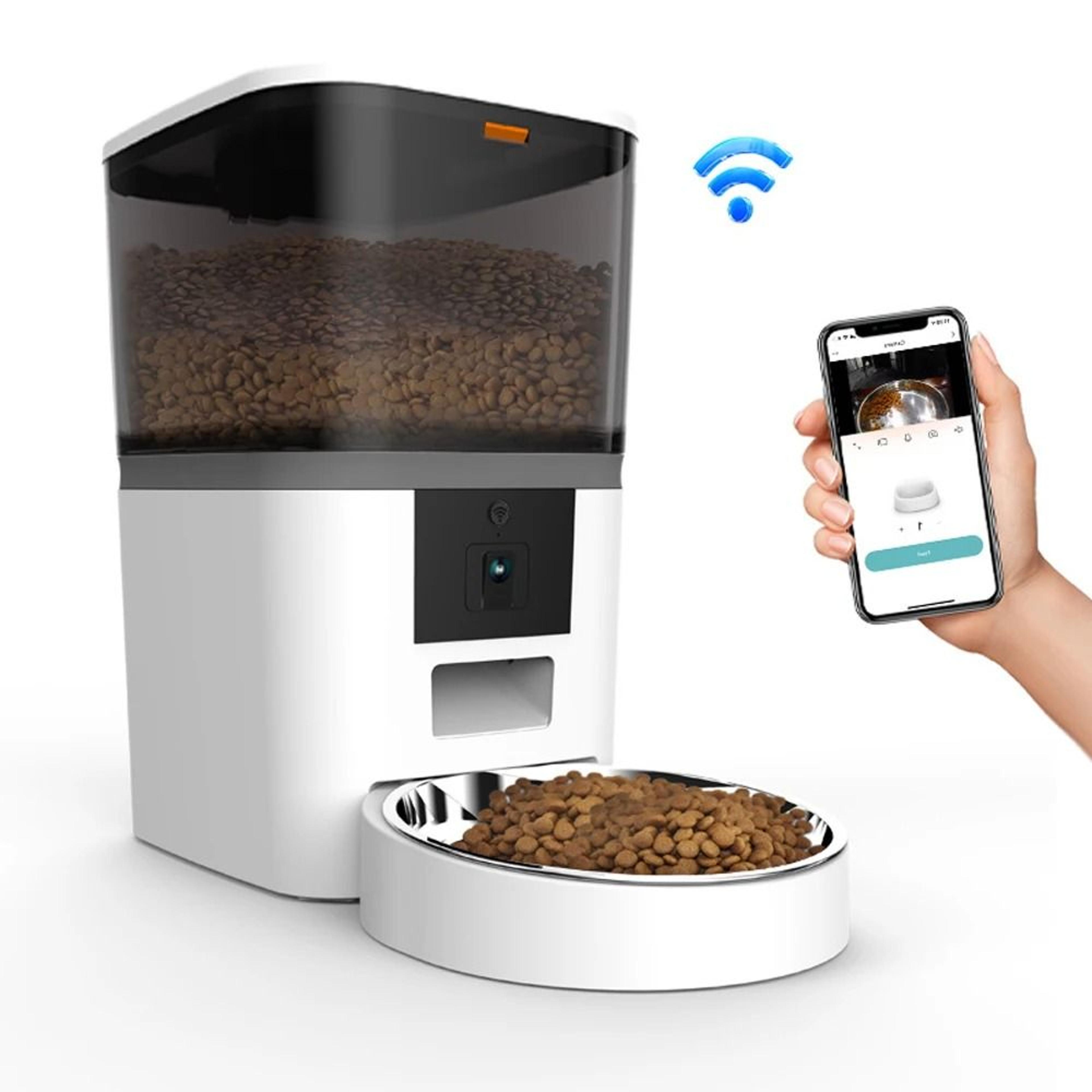 Smart 4L HD Camera Automatic Dual Pet Feeder 10